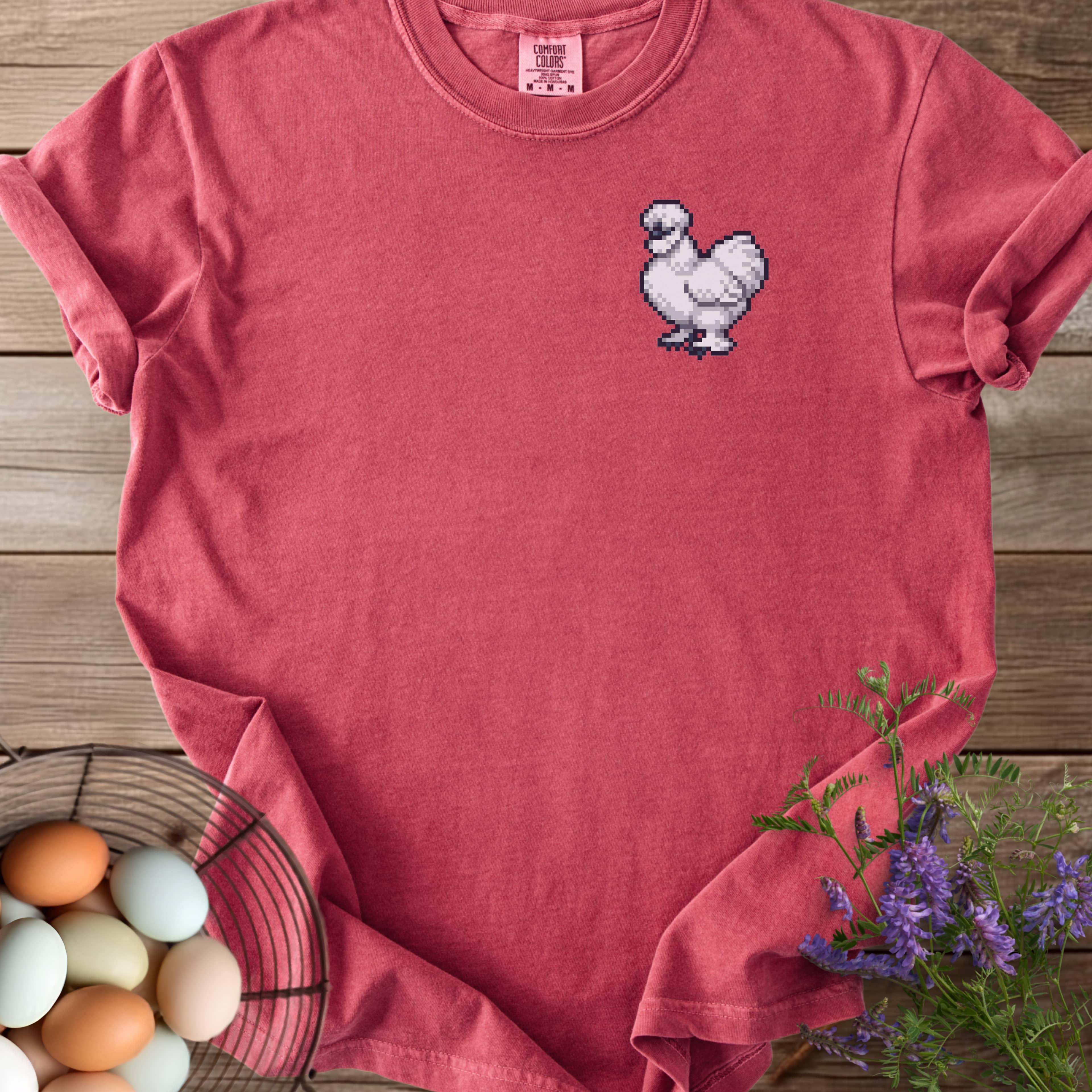 Pixel Art Silkie Chicken T-shirt