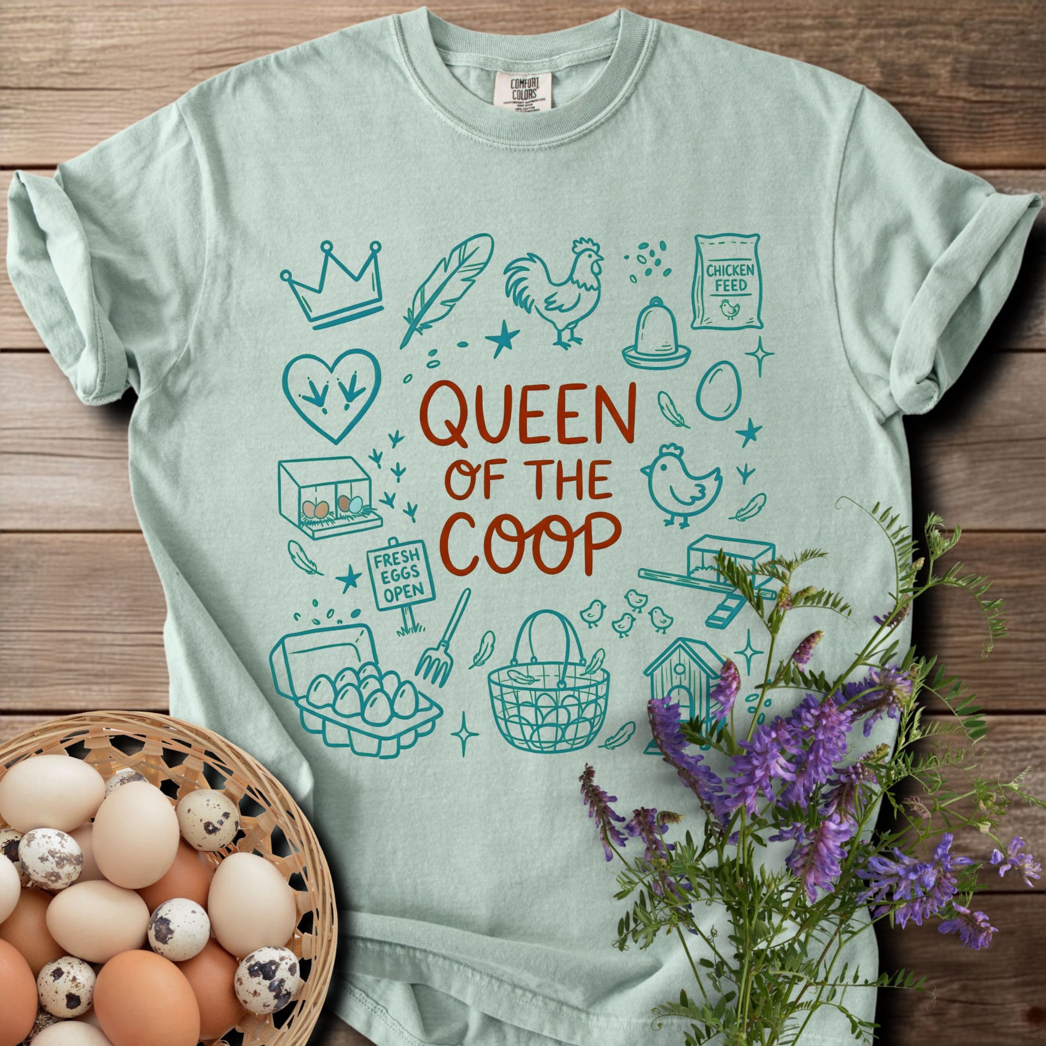 Queen of the Coop T-shirt - View 1