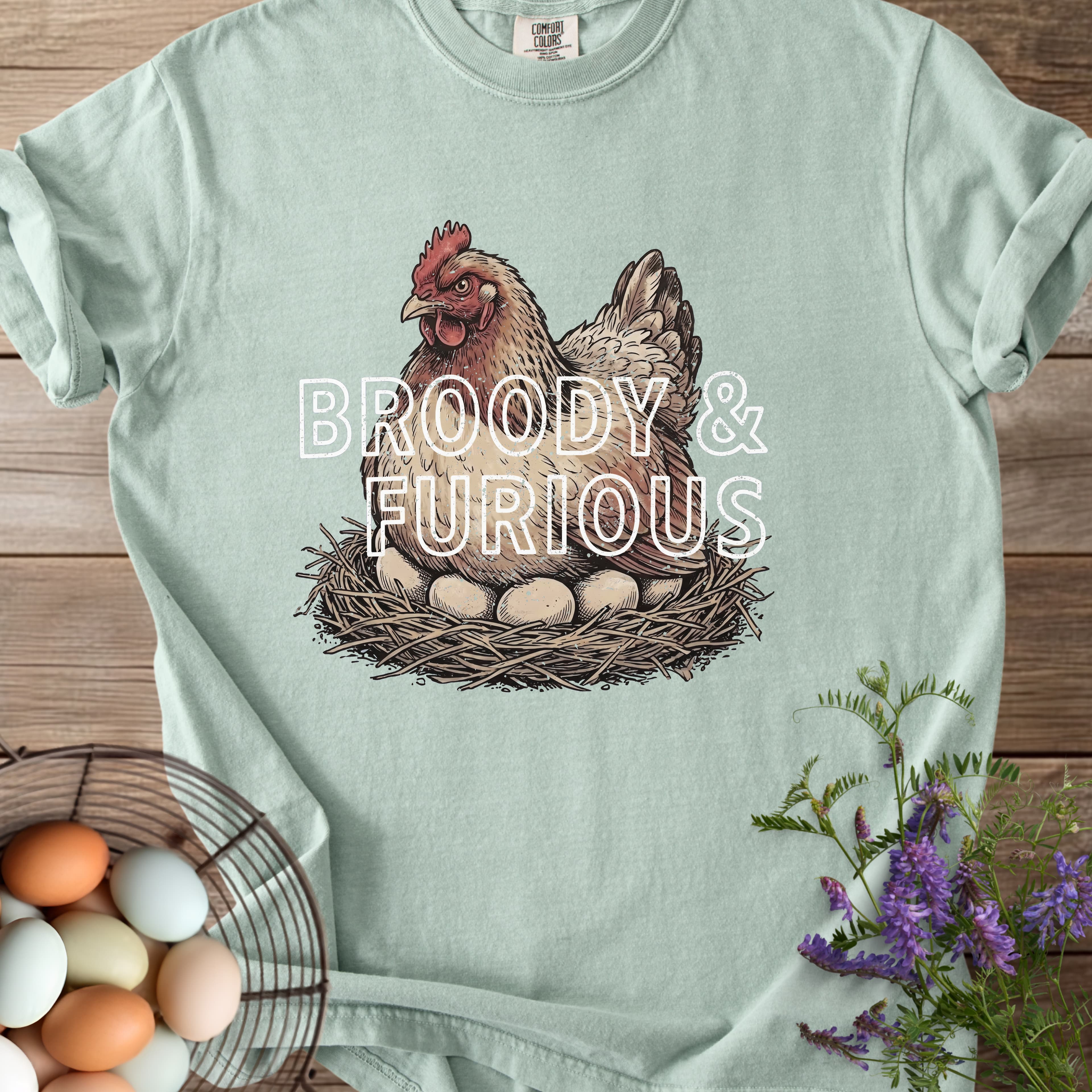 Broody Chicken T-shirt - View 2