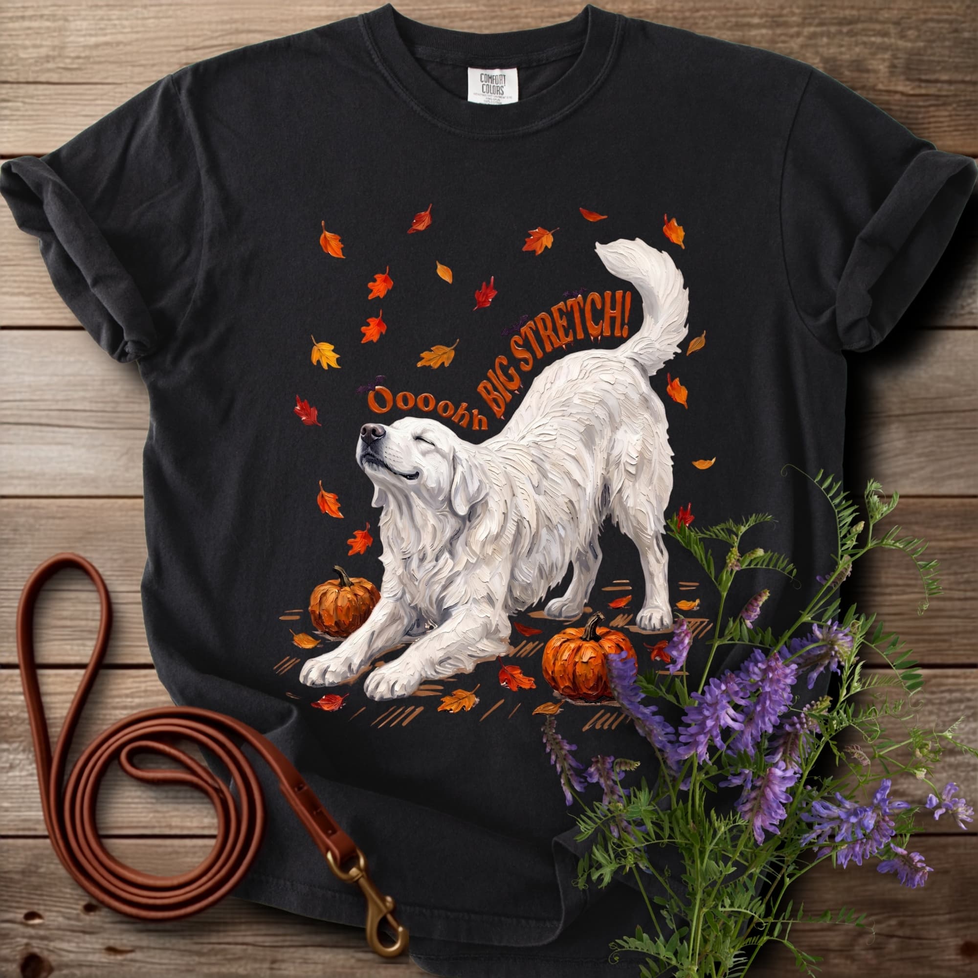 Oh Big Stretch! Great Pyrenees T-shirt - View 2