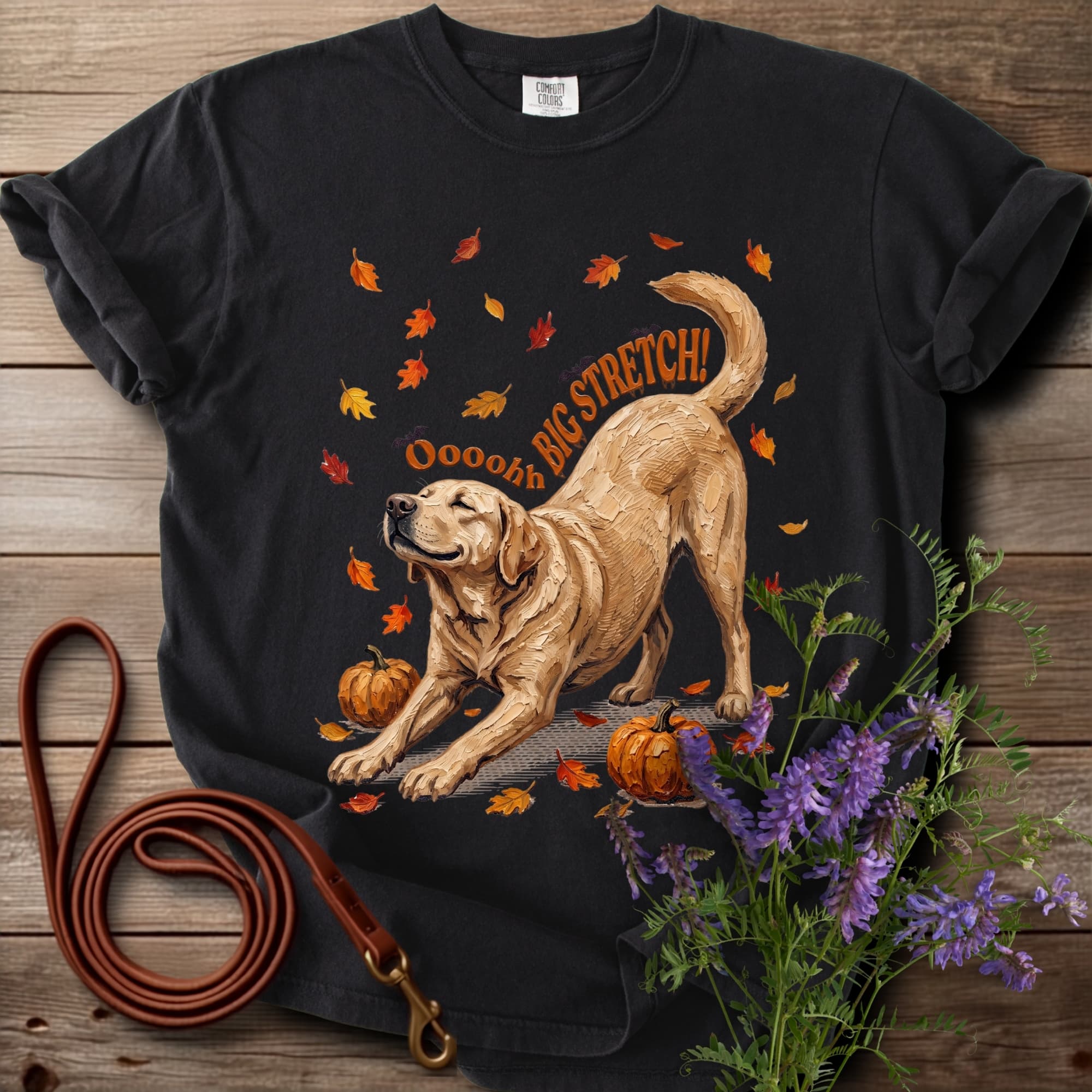 Oh Big Stretch! Labrador Halloween T-shirt - View 1