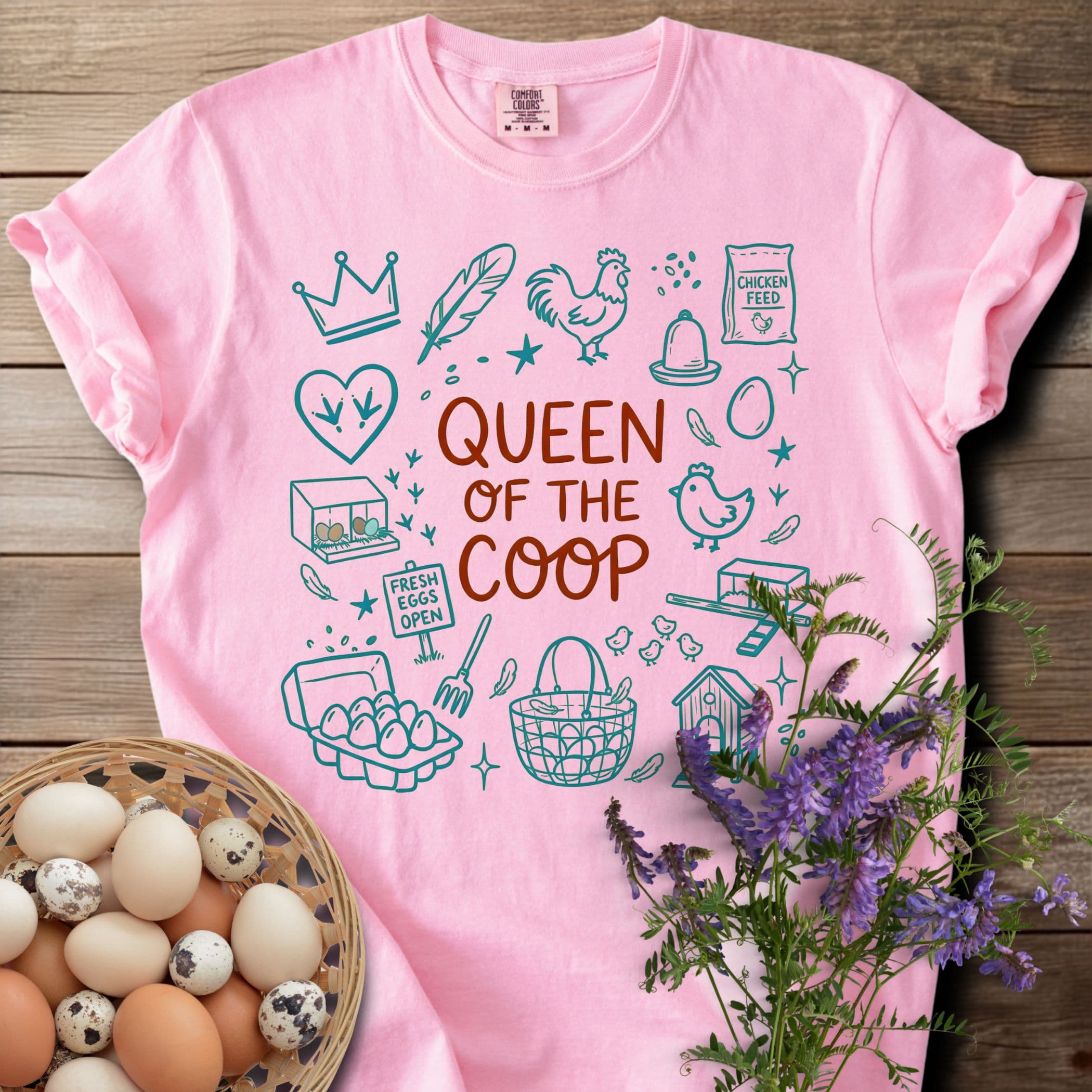 Queen of the Coop T-shirt - View 2