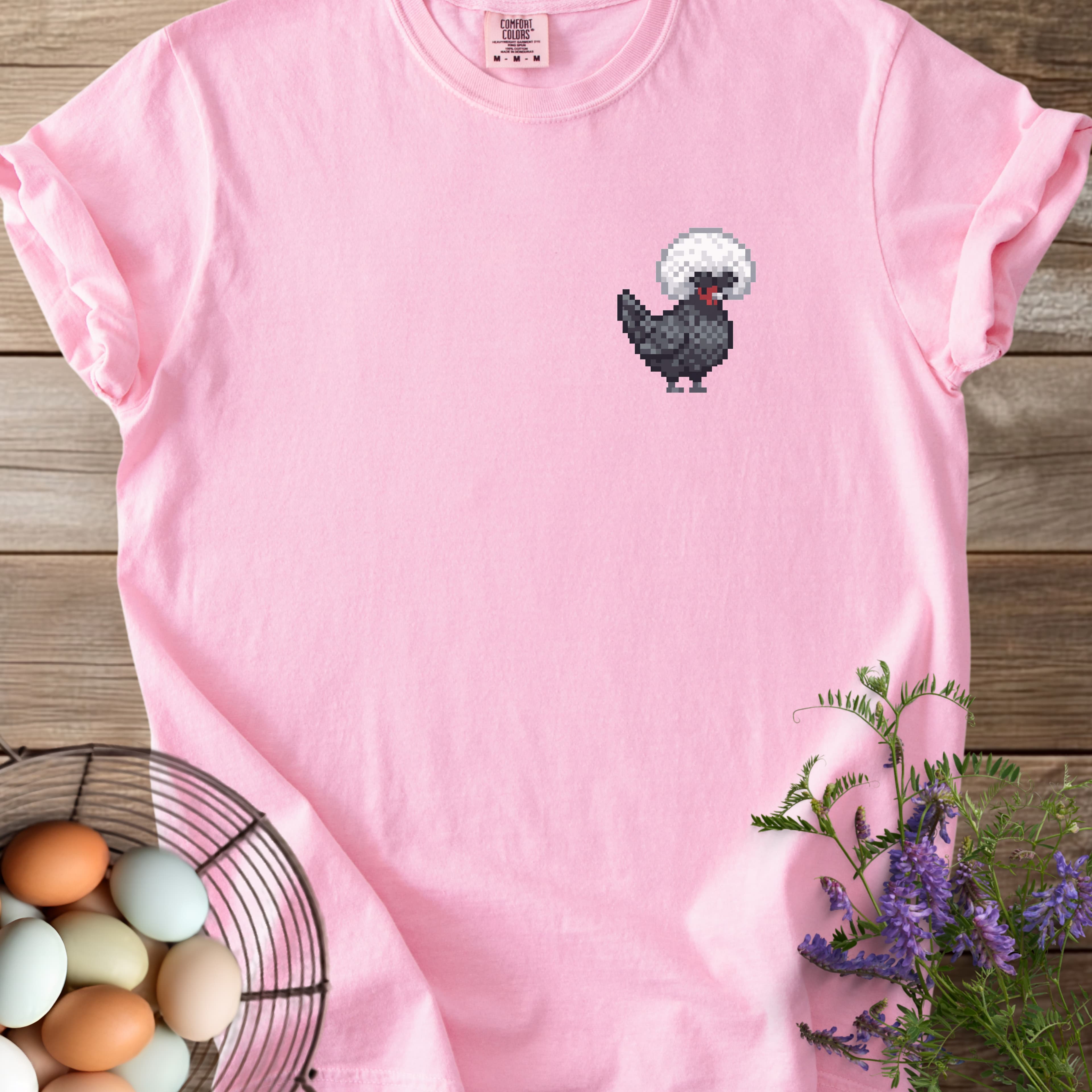 Pixel Art Polish Chicken T-shirt - View 4