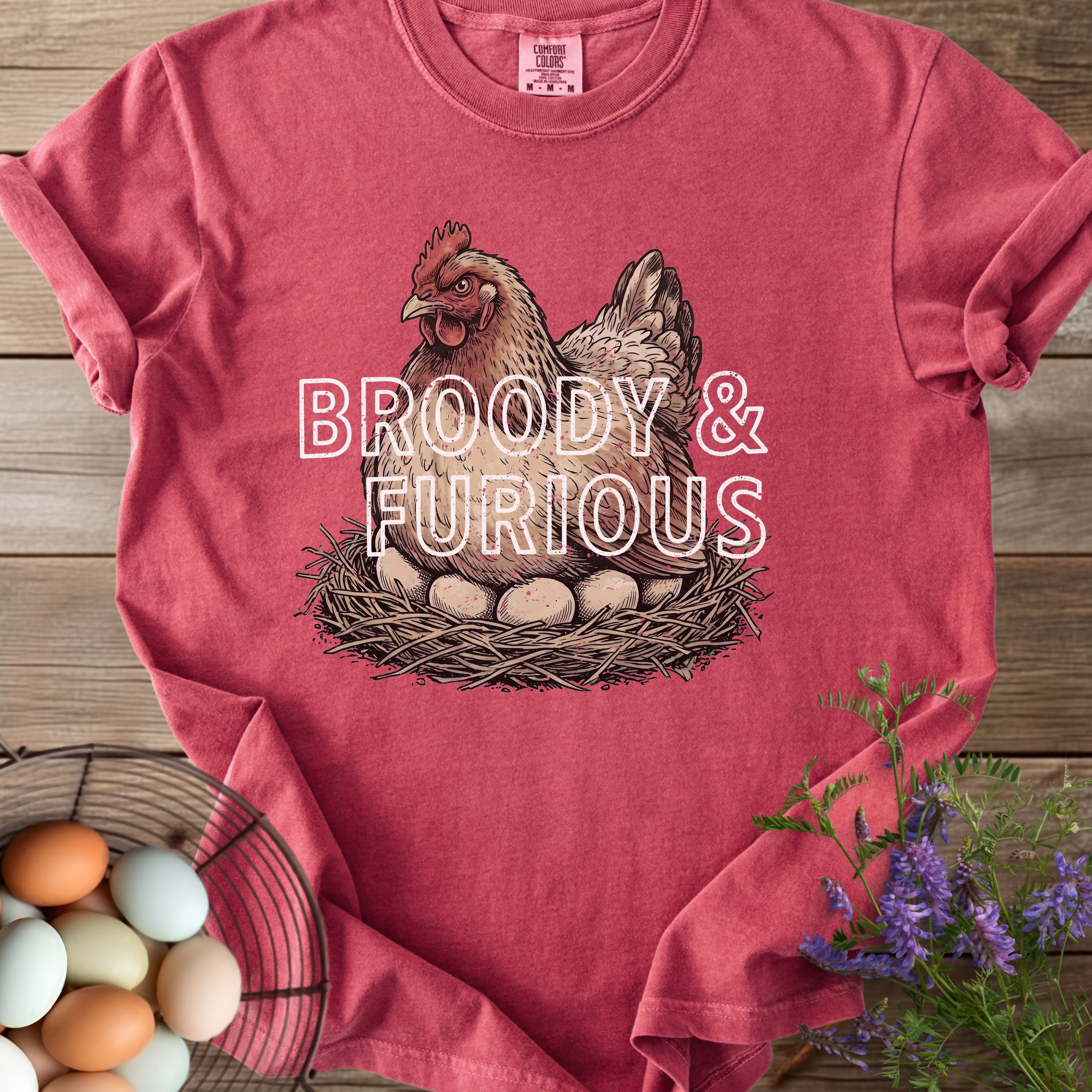 Broody Chicken T-shirt - View 7