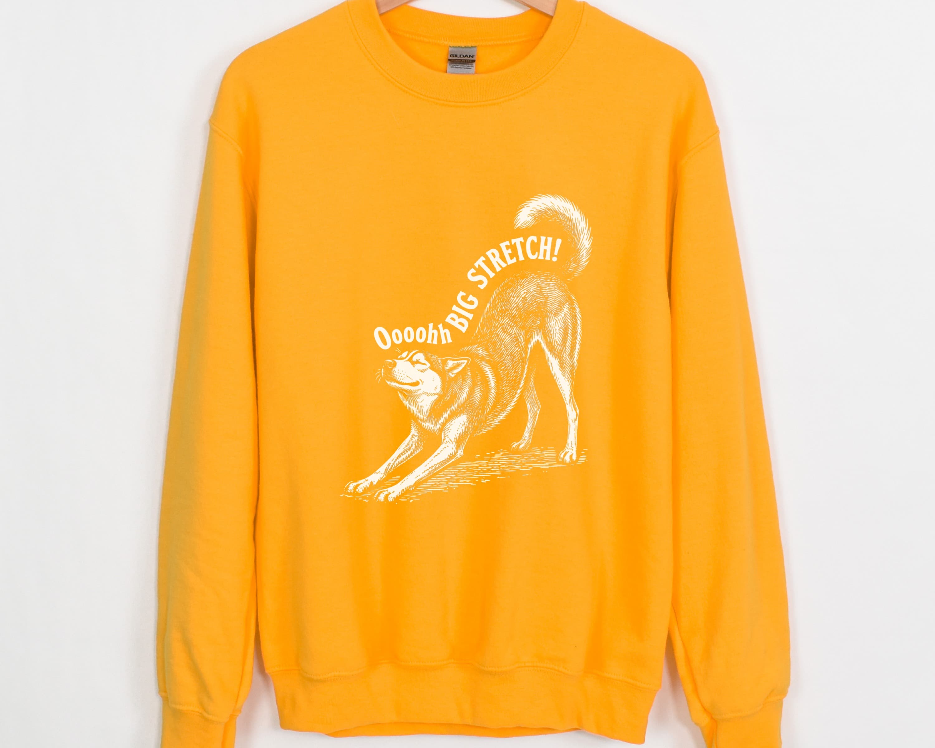 Oh Big Stretch! Siberian Husky Crewneck Sweatshirt - View 8