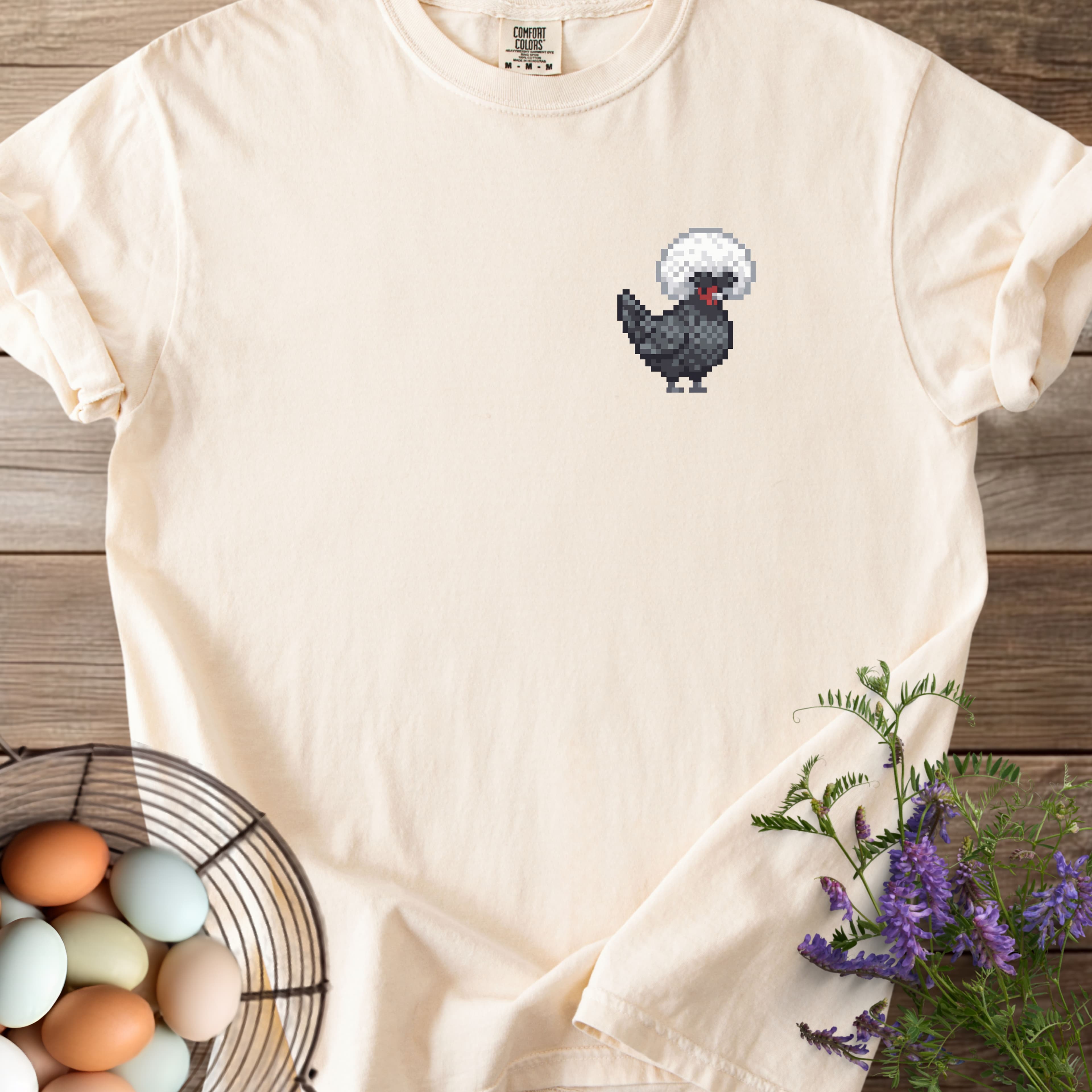Pixel Art Polish Chicken T-shirt - View 11