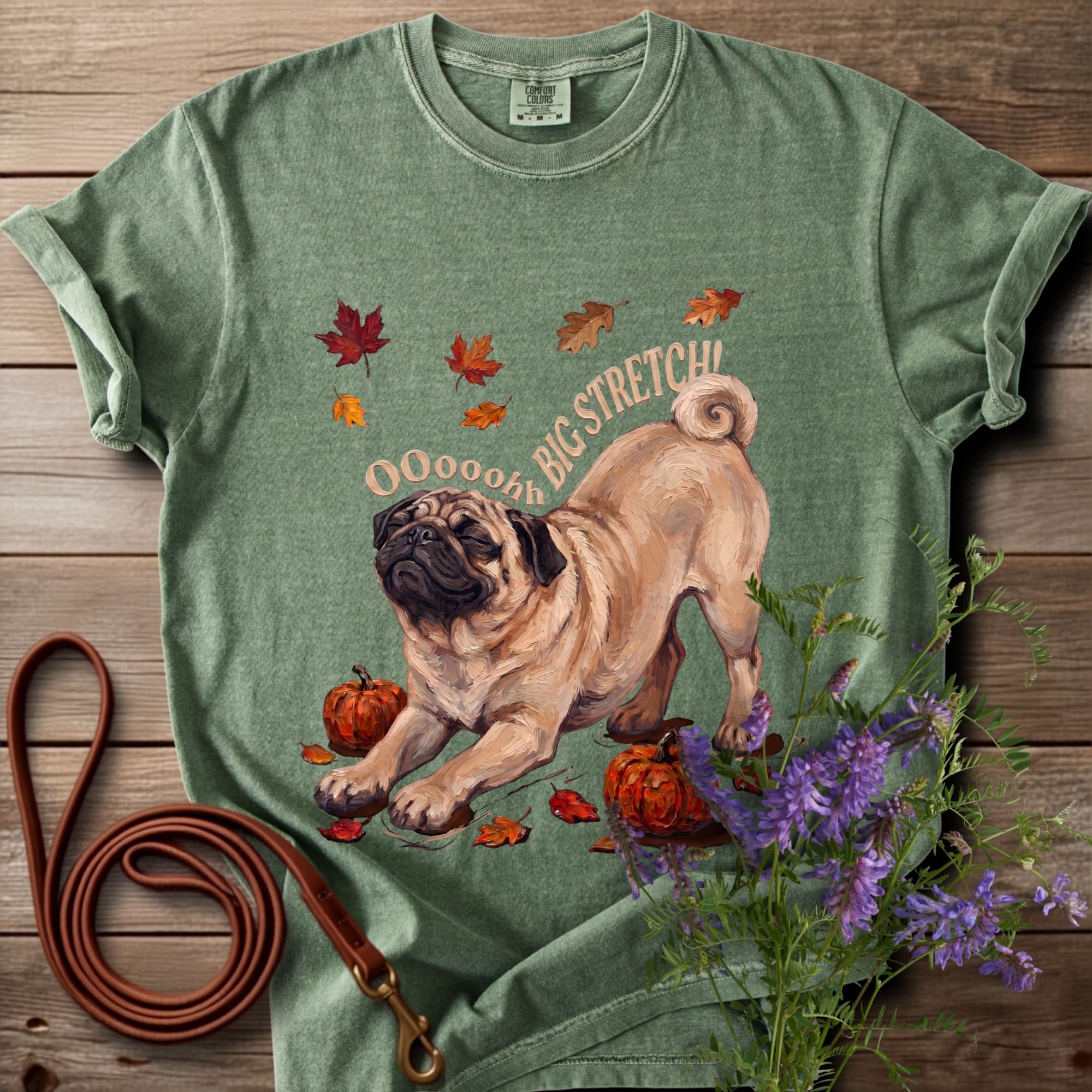 Oh Big Stretch! Pug Halloween T-shirt - View 8