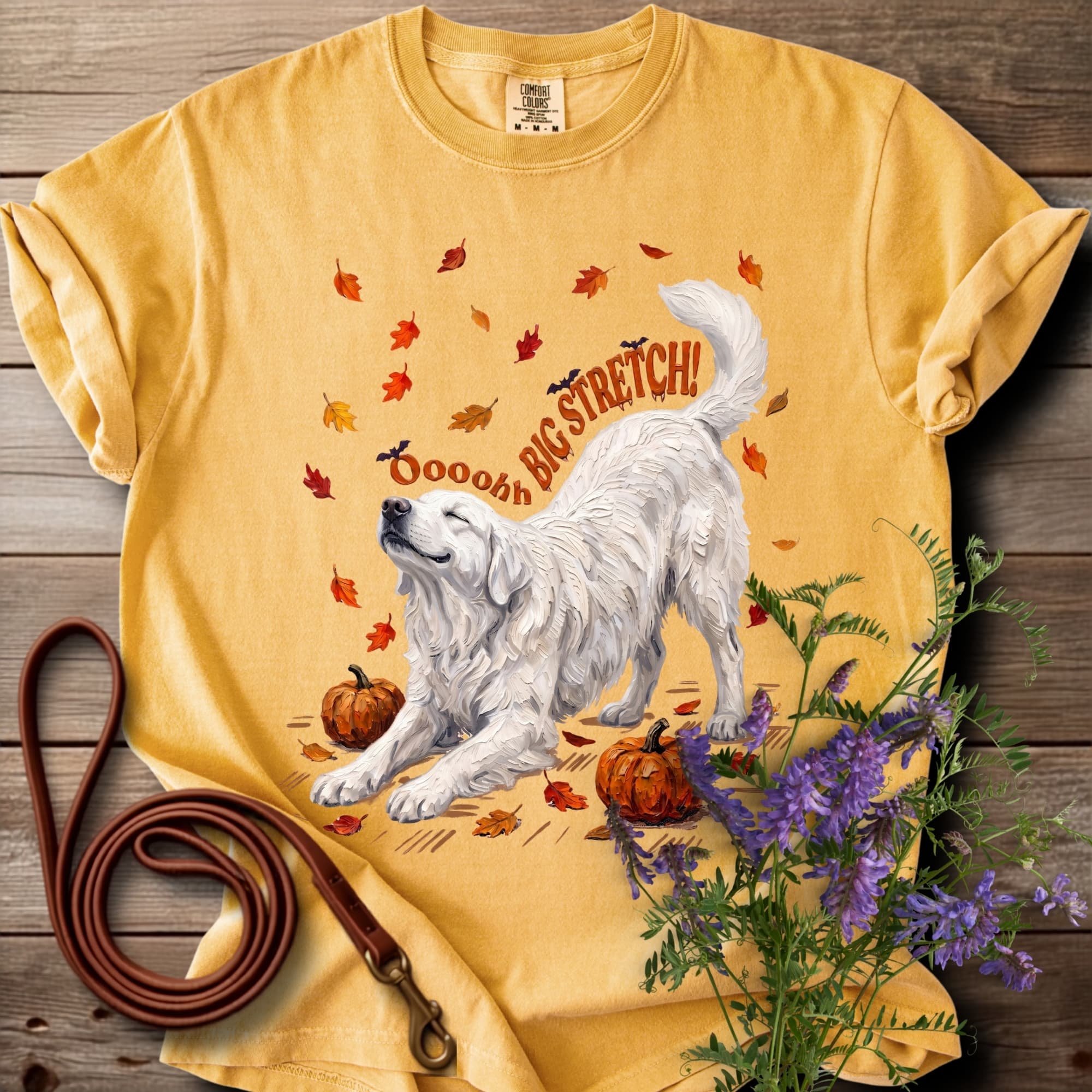 Oh Big Stretch! Great Pyrenees T-shirt - View 5