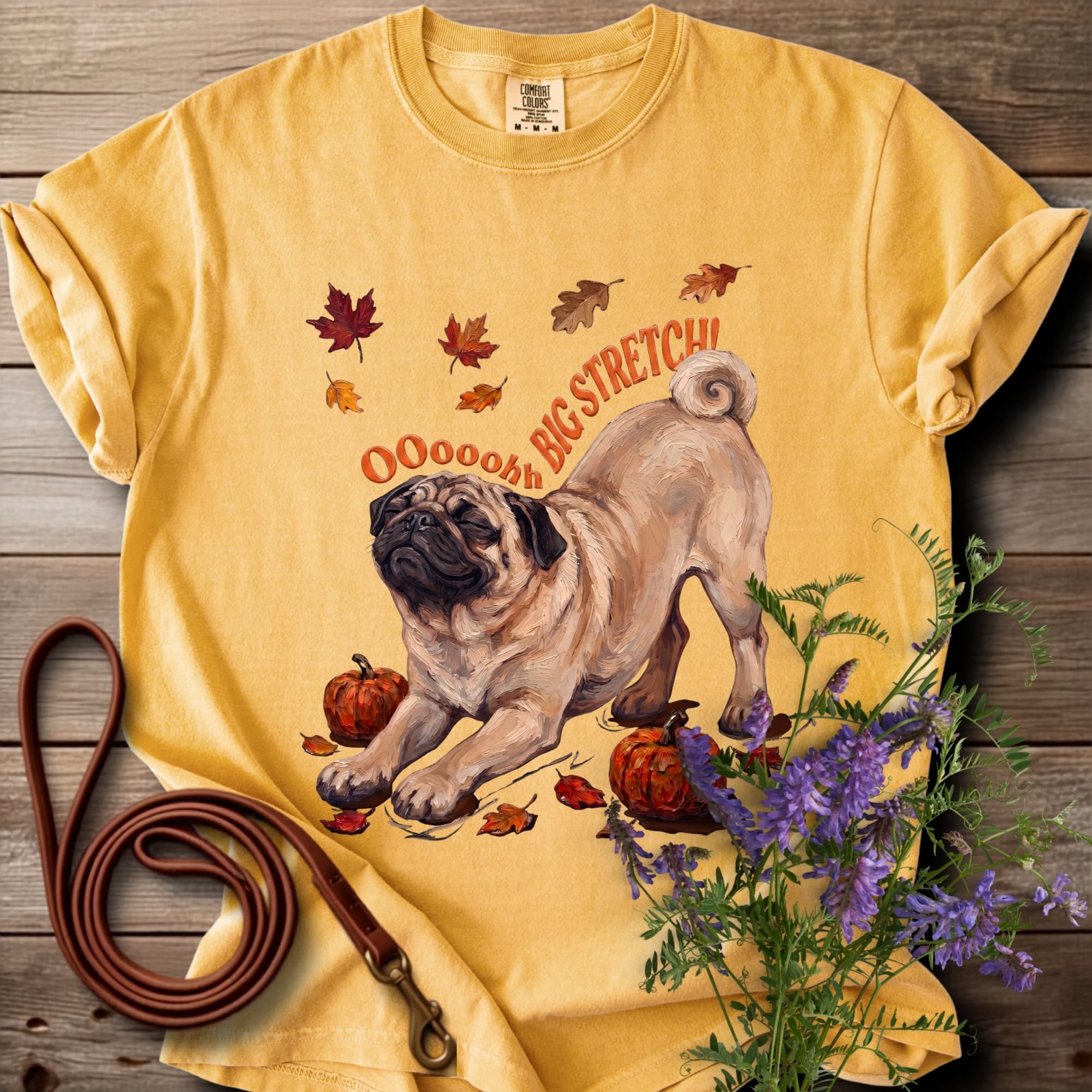 Oh Big Stretch! Pug Halloween T-shirt - View 4