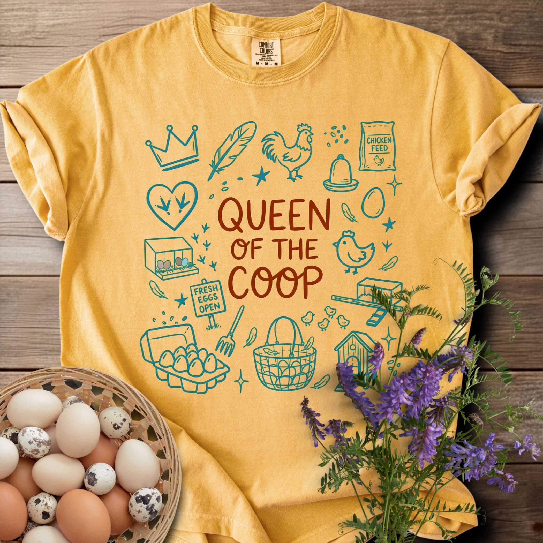 Queen of the Coop T-shirt - View 6
