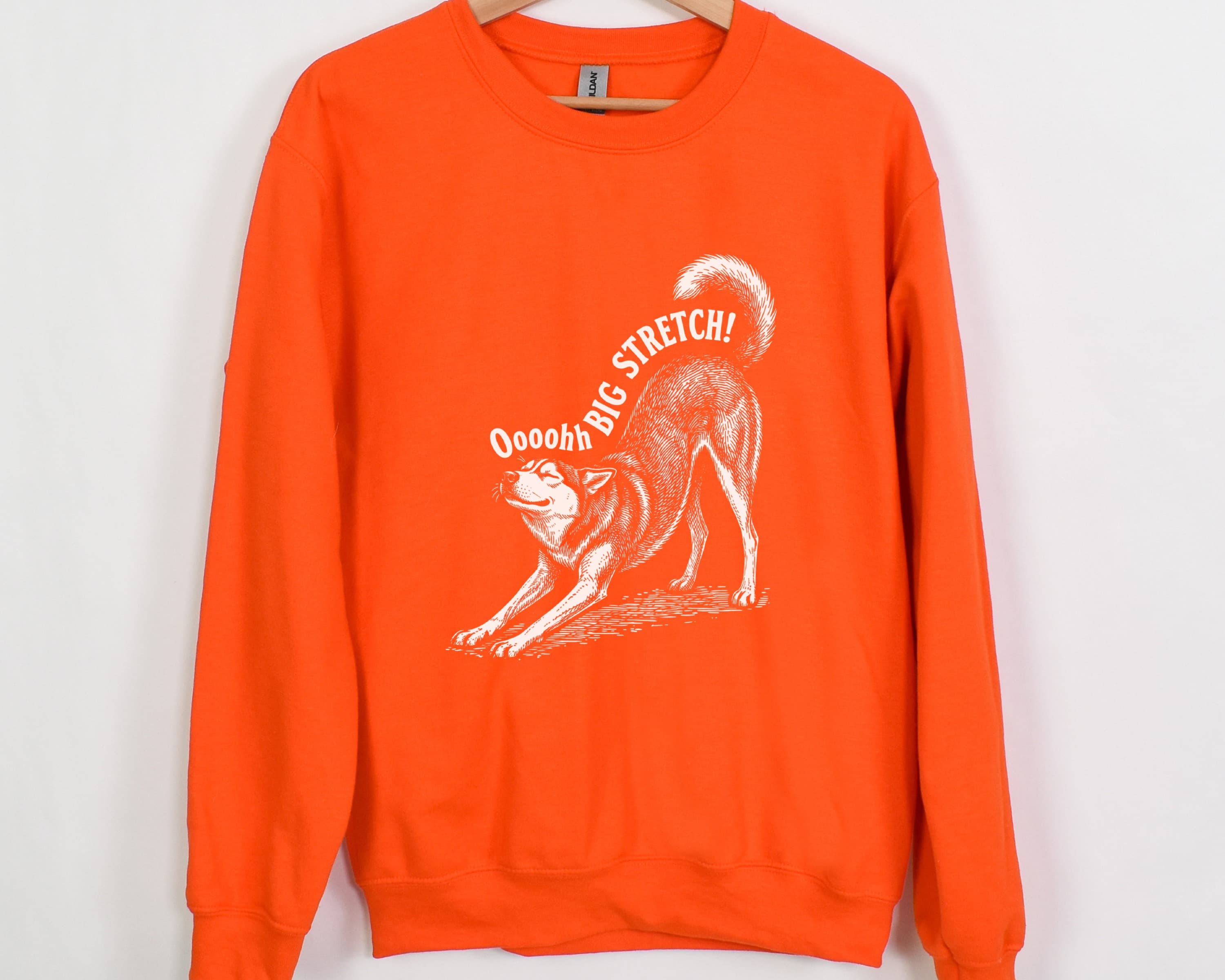 Oh Big Stretch! Siberian Husky Crewneck Sweatshirt - View 17