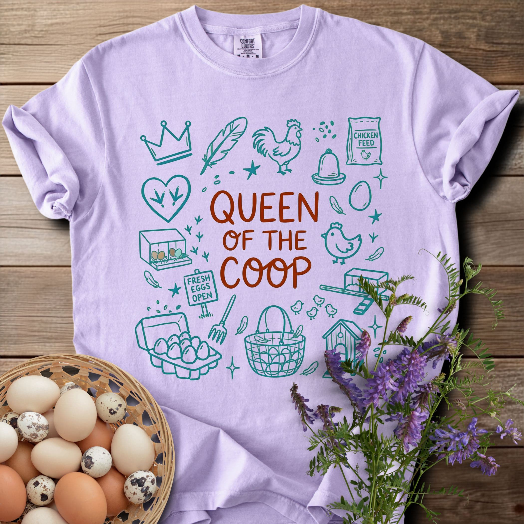 Queen of the Coop T-shirt - View 9