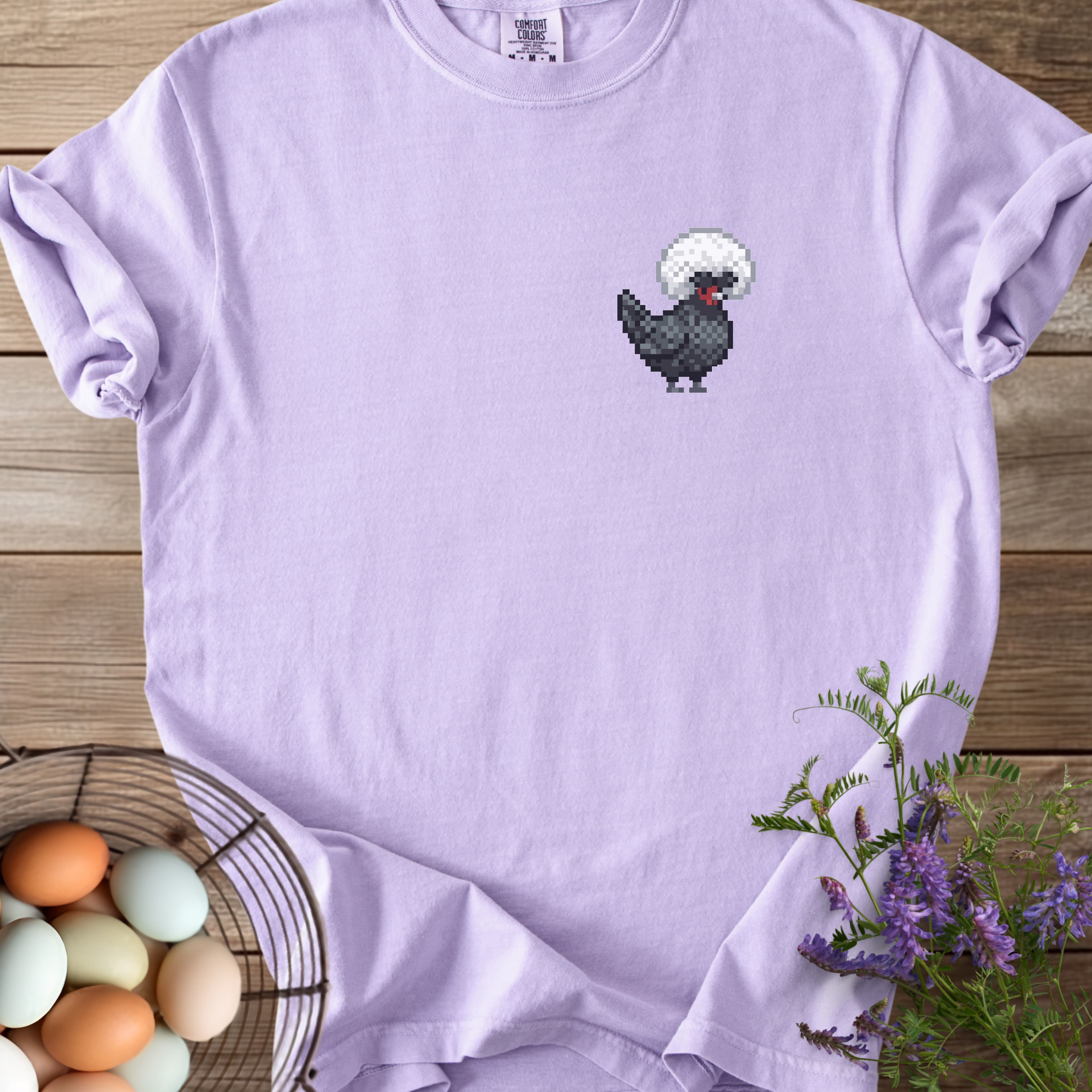 Pixel Art Polish Chicken T-shirt - View 14