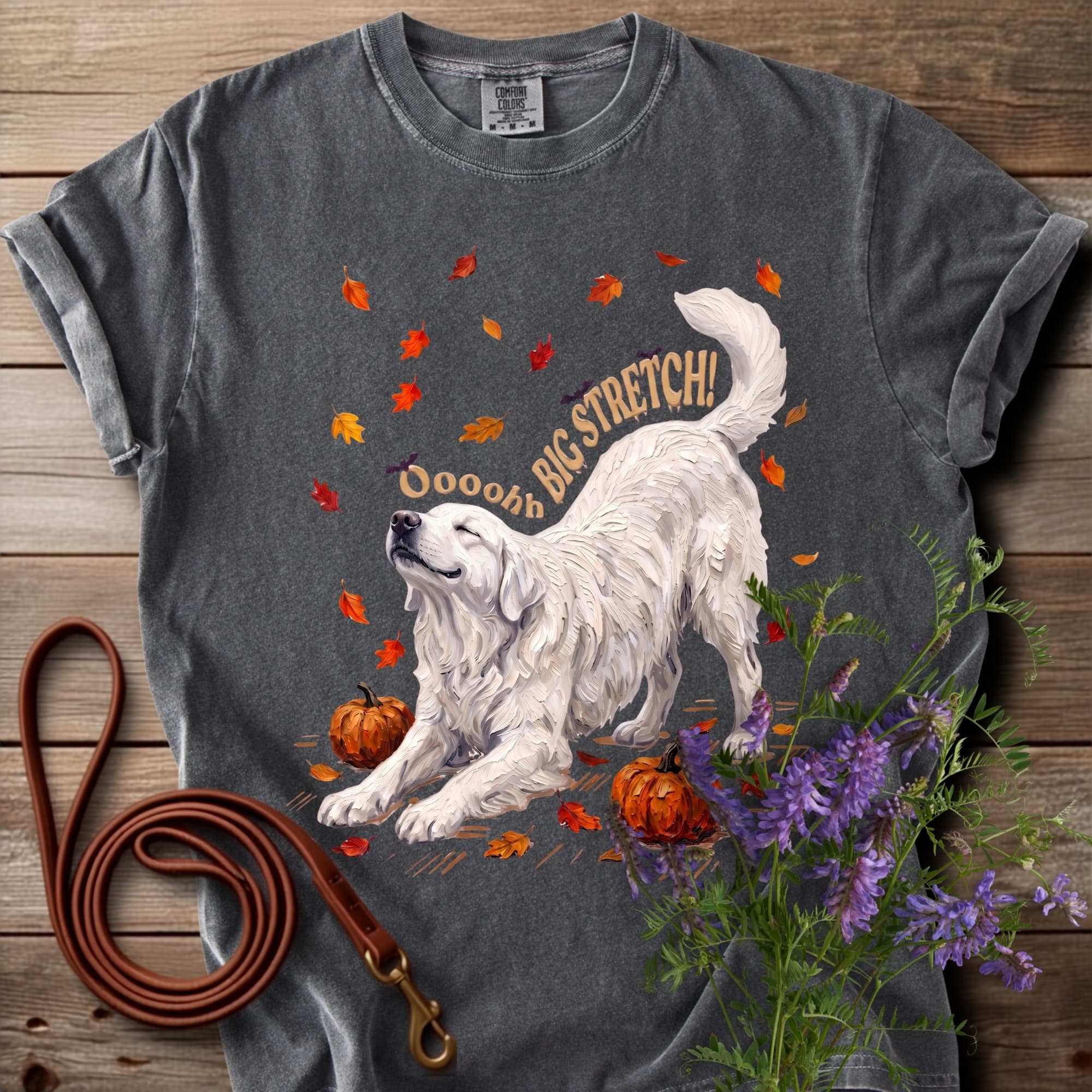 Oh Big Stretch! Great Pyrenees T-shirt - View 6