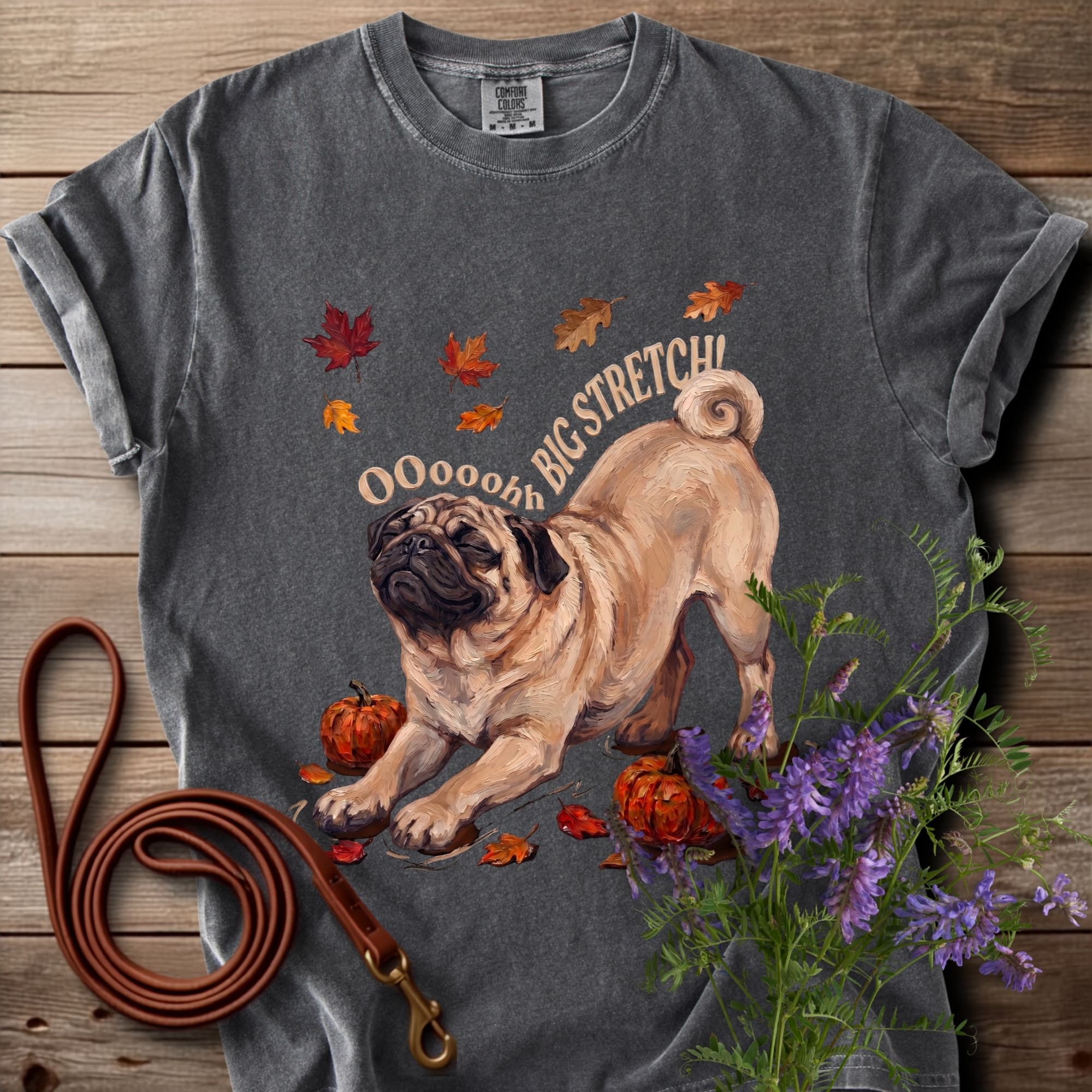 Oh Big Stretch! Pug Halloween T-shirt - View 5