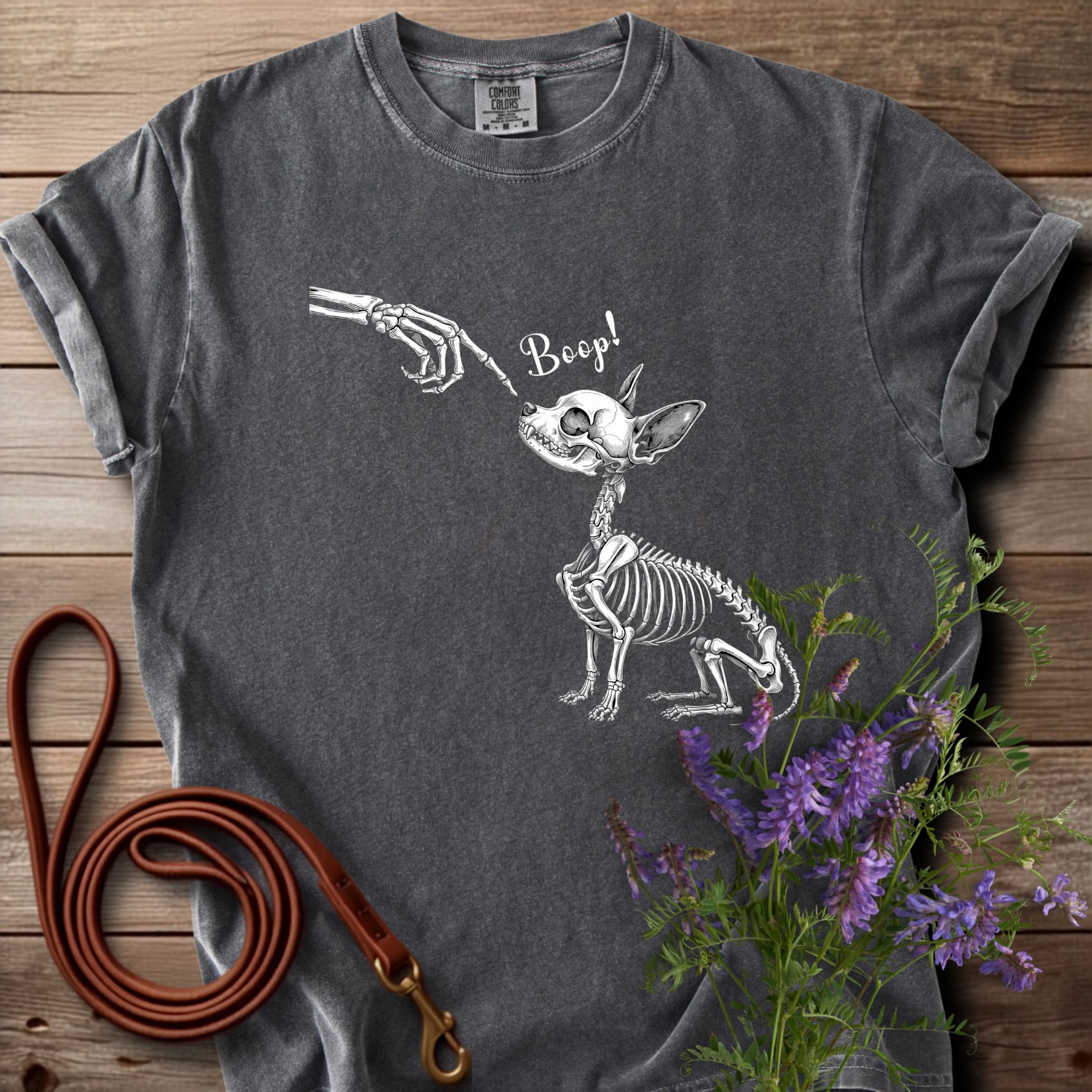 Boop Skeleton Chihauhua T-shirt - View 2