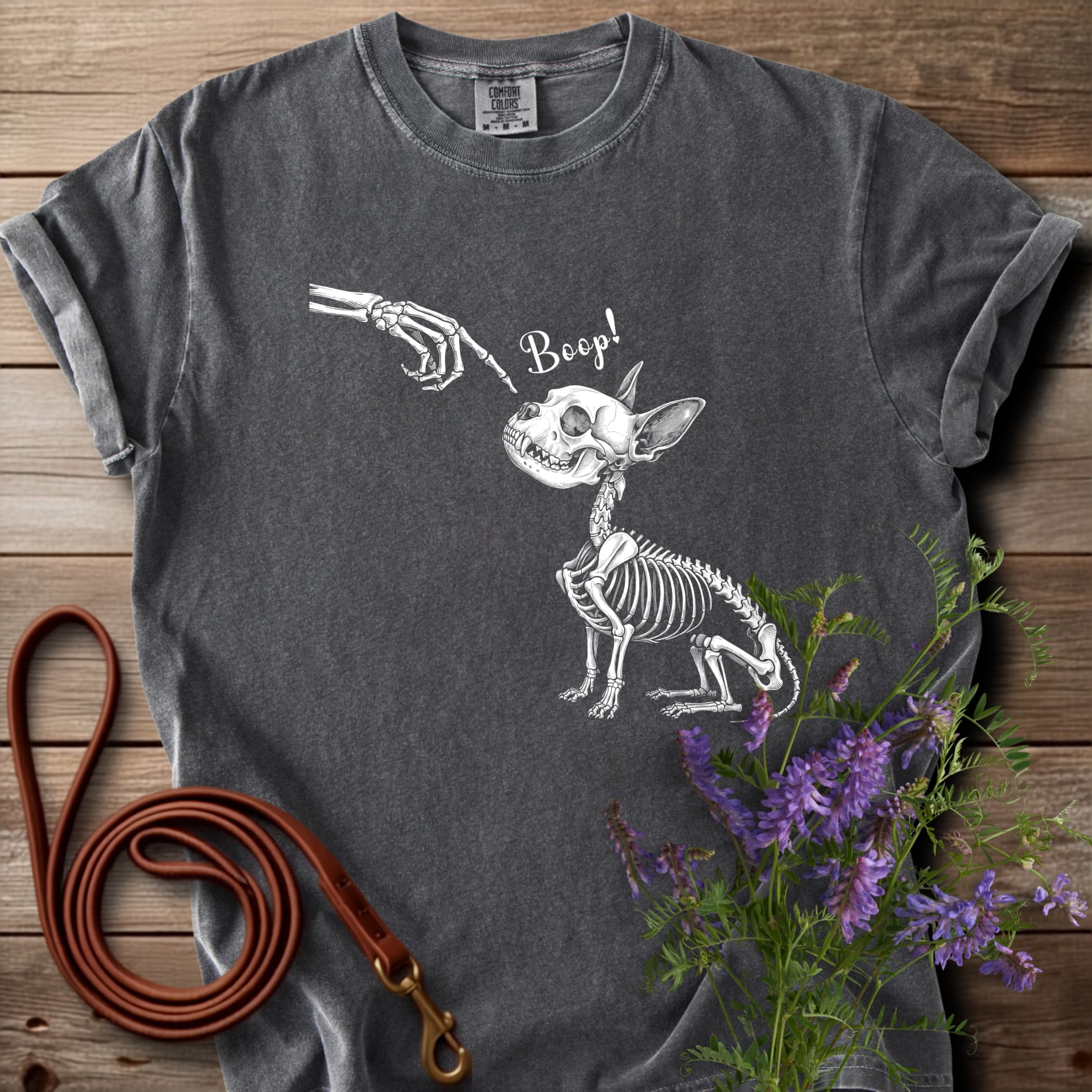 Boop Skeleton Frenchie T-shirt - View 2