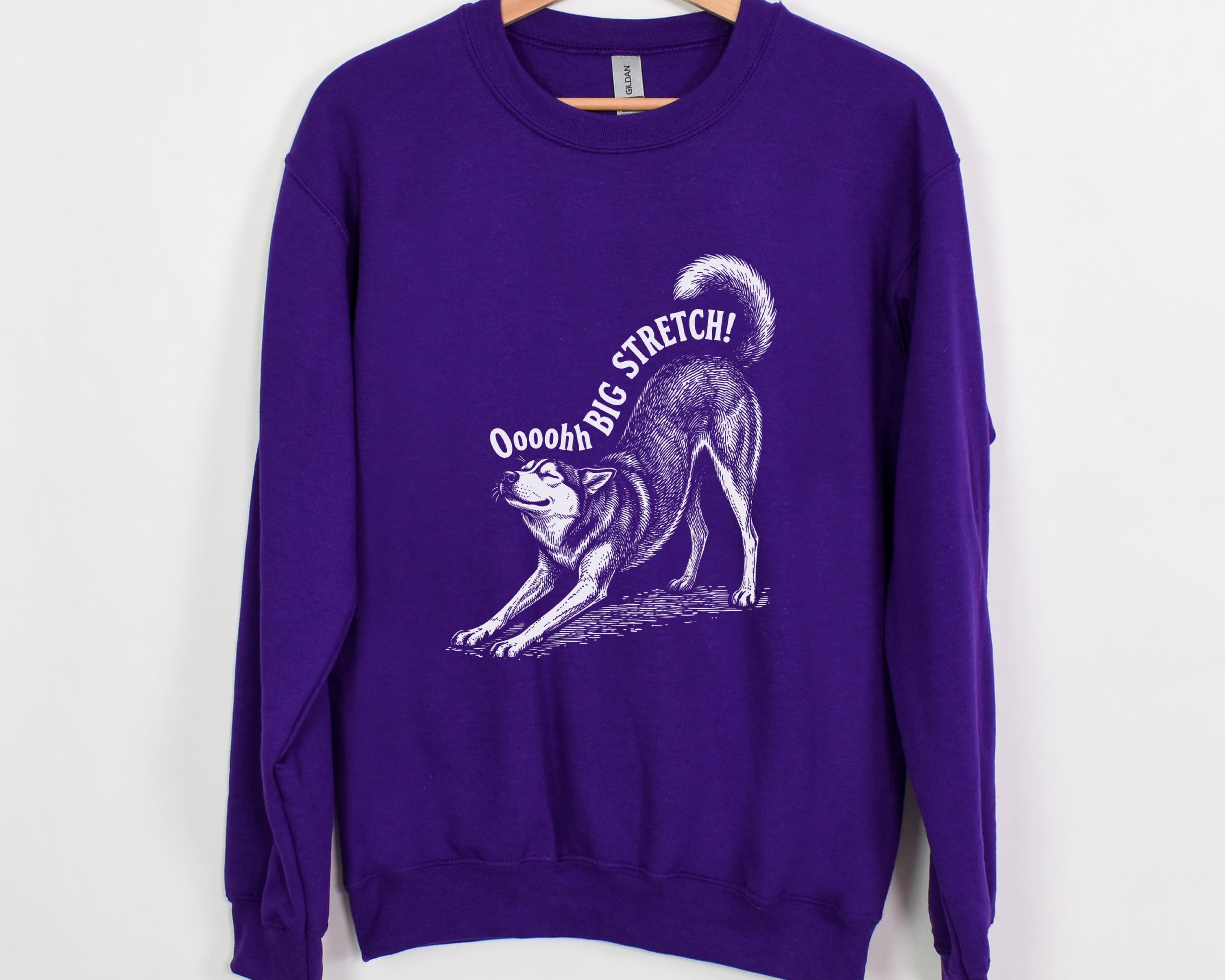 Oh Big Stretch! Siberian Husky Crewneck Sweatshirt - View 18