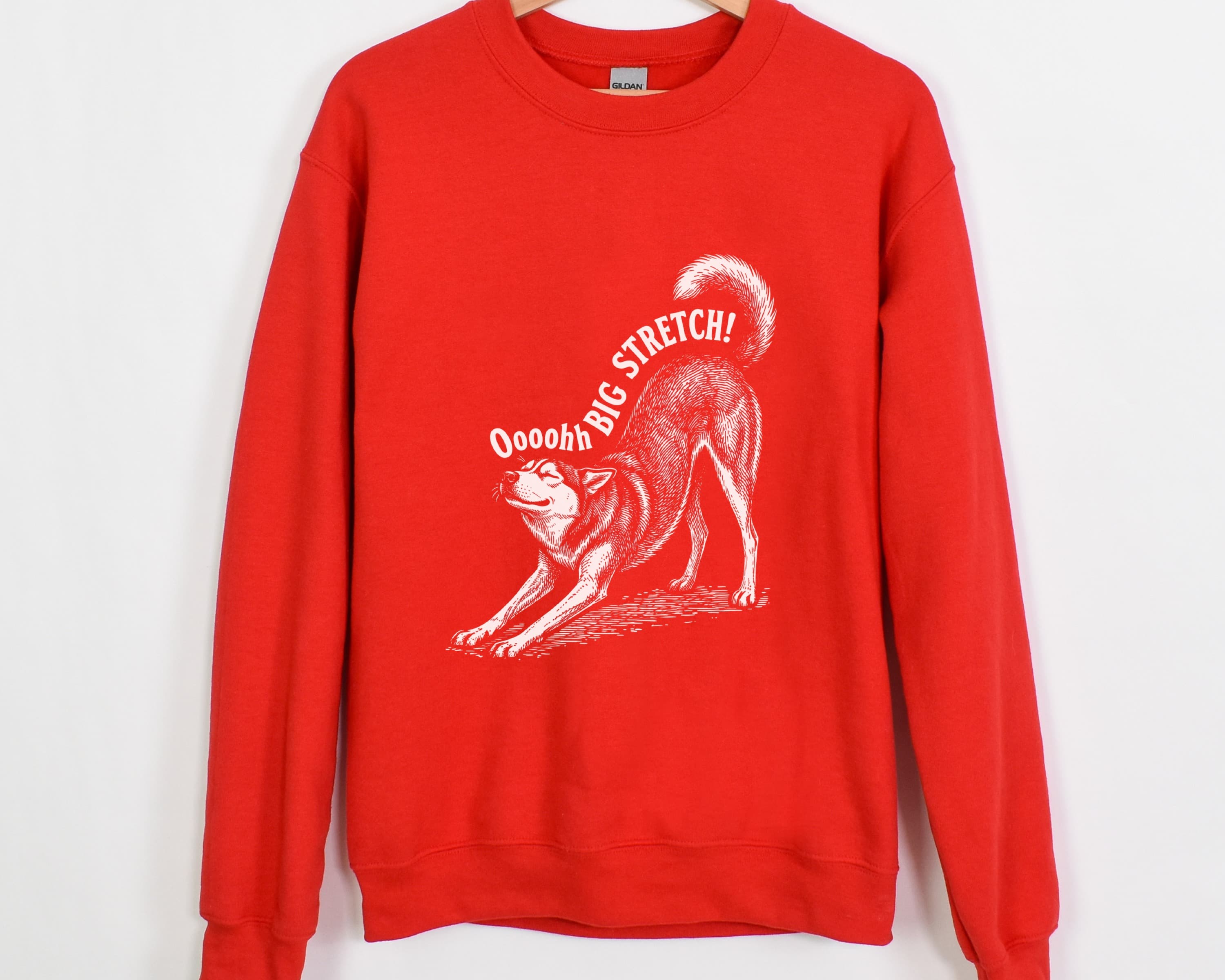 Oh Big Stretch! Siberian Husky Crewneck Sweatshirt - View 19