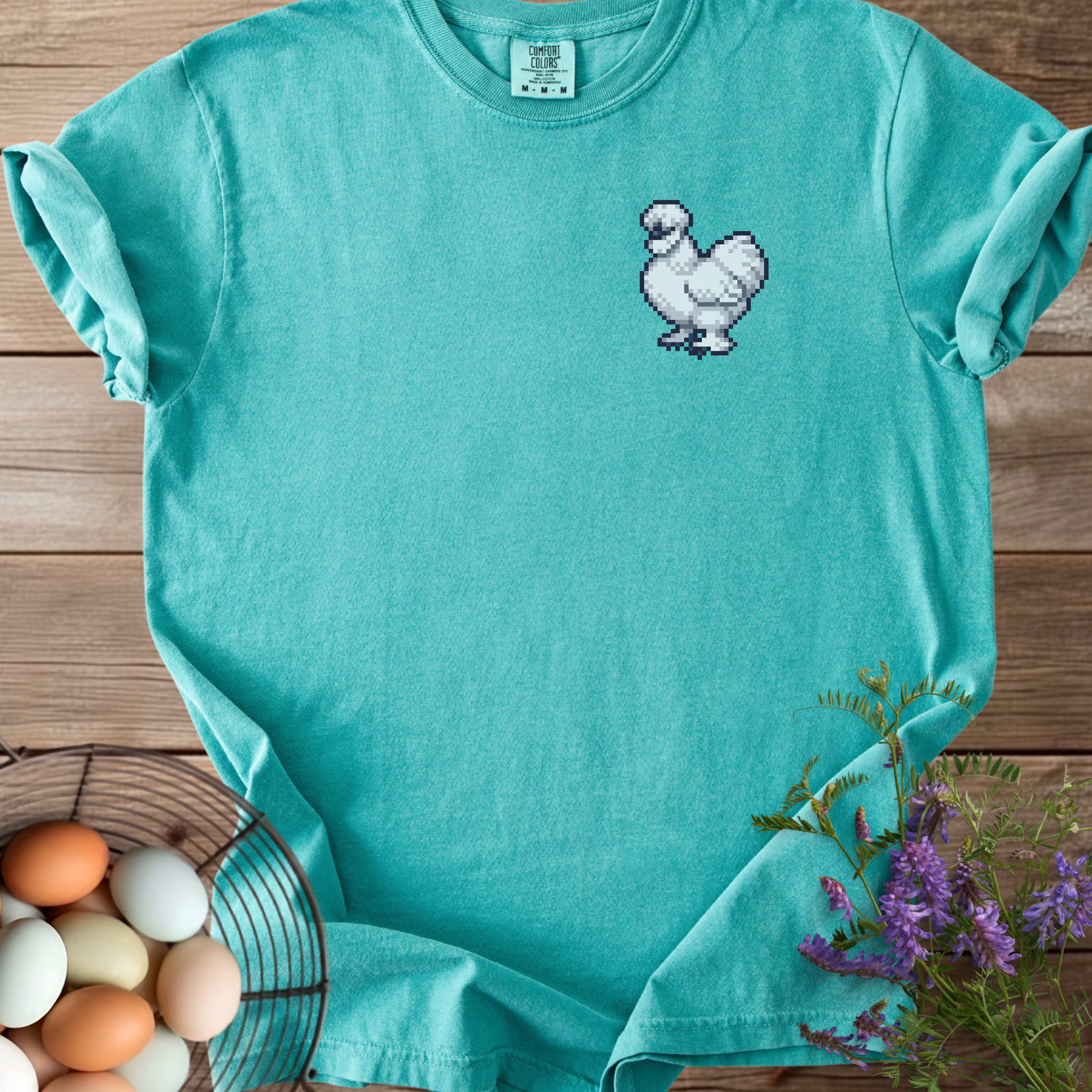 Pixel Art Silkie Chicken T-shirt - View 16