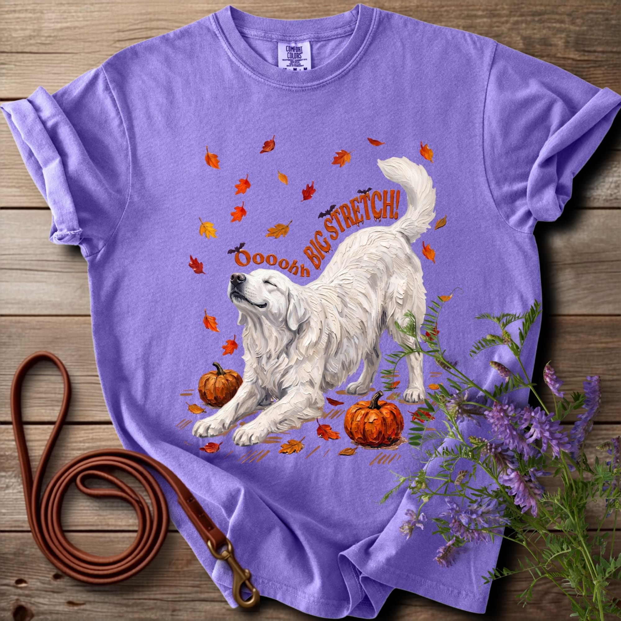 Oh Big Stretch! Great Pyrenees T-shirt - View 7