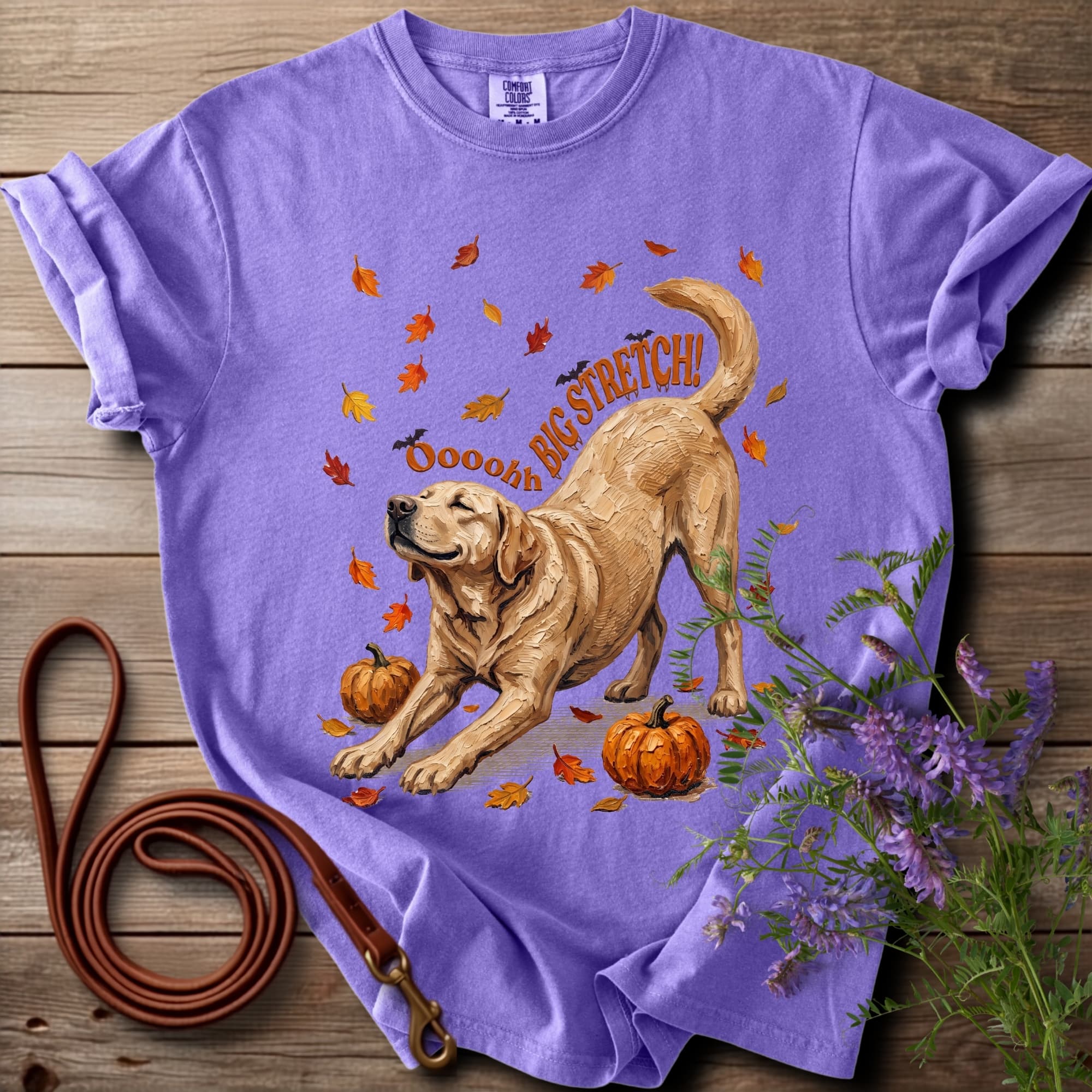 Oh Big Stretch! Labrador Halloween T-shirt - View 7