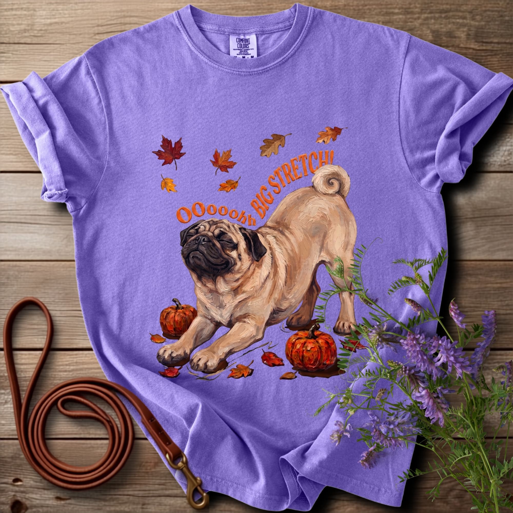 Oh Big Stretch! Pug Halloween T-shirt - View 6