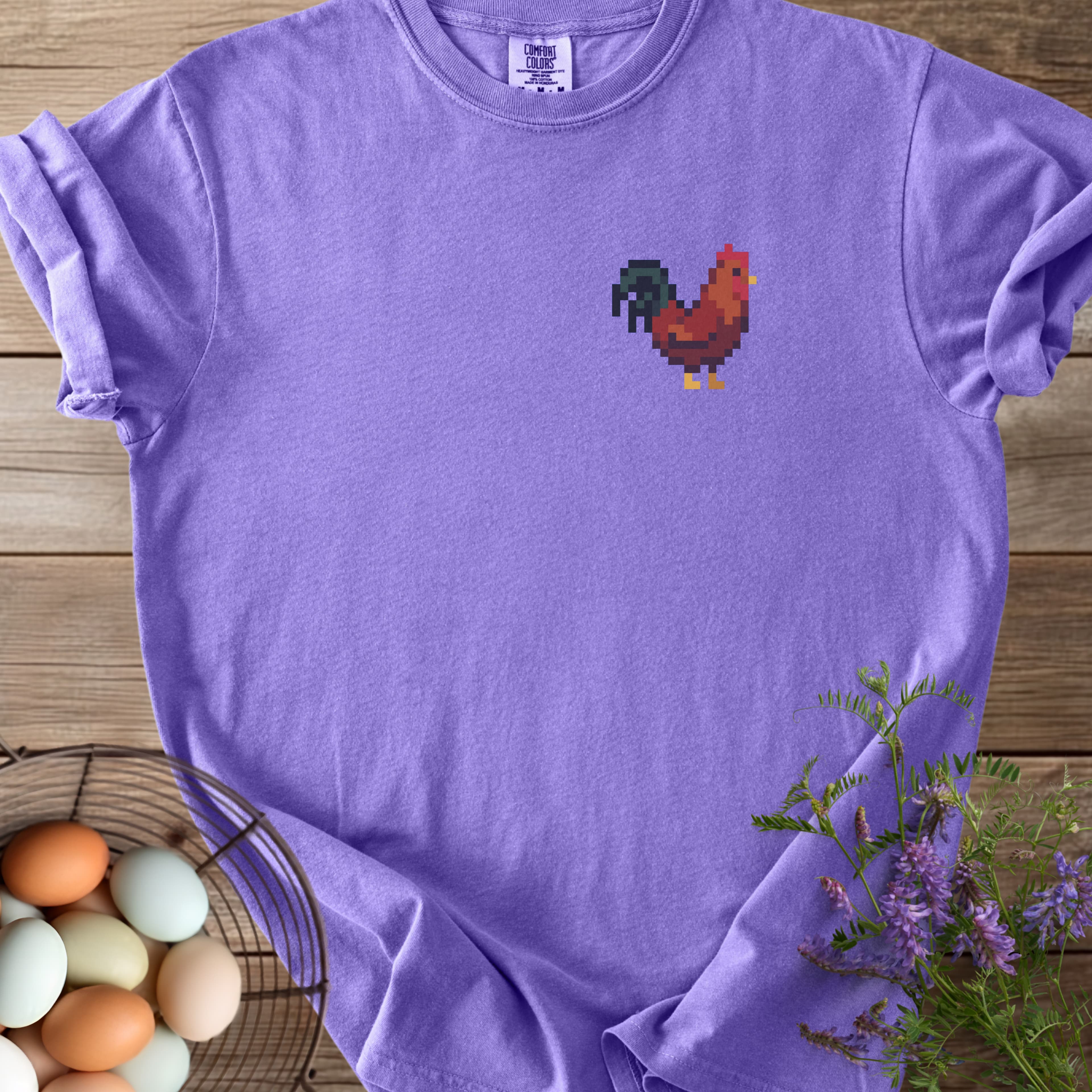 Pixel Art Roaster T-shirt - View 9