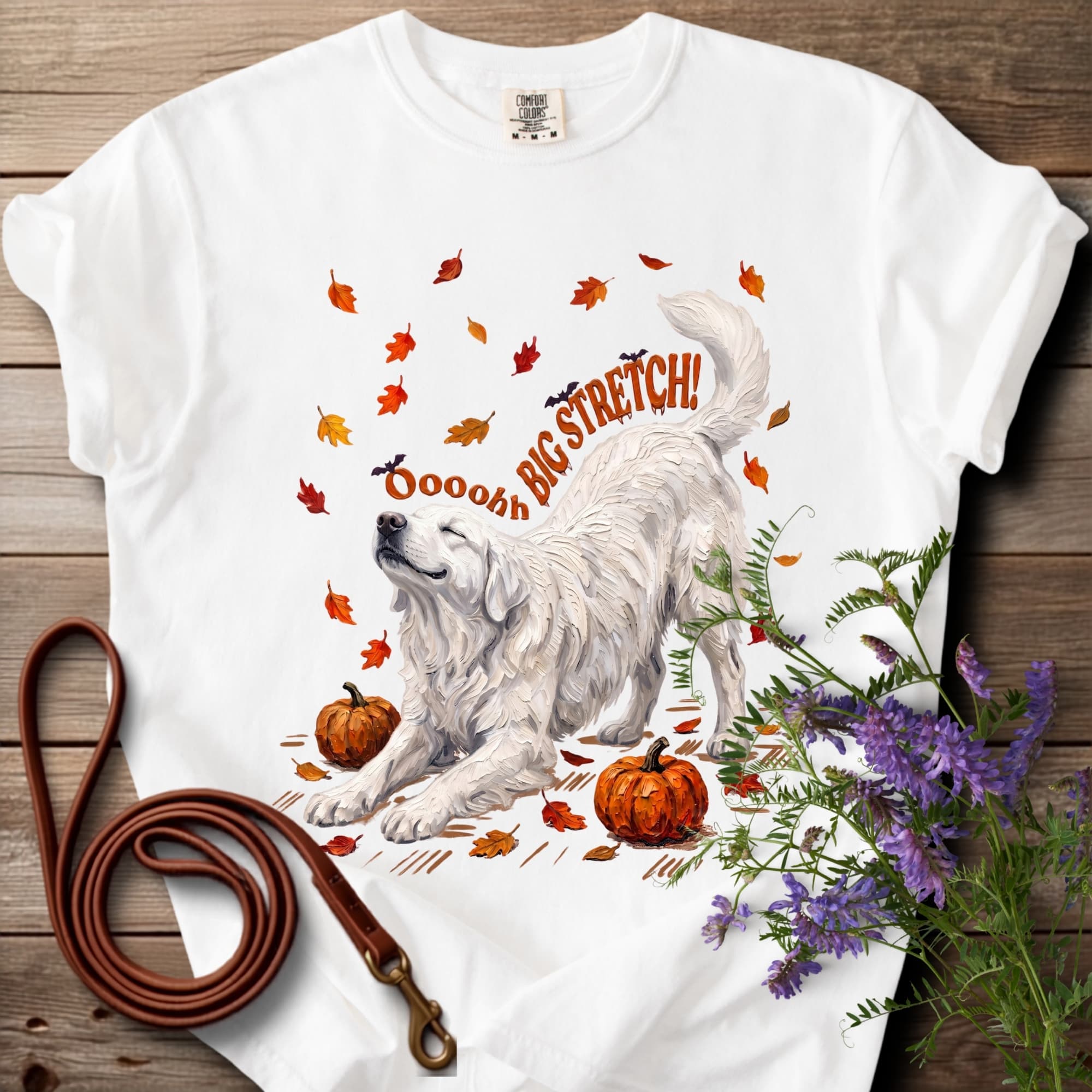 Oh Big Stretch! Great Pyrenees T-shirt - View 8