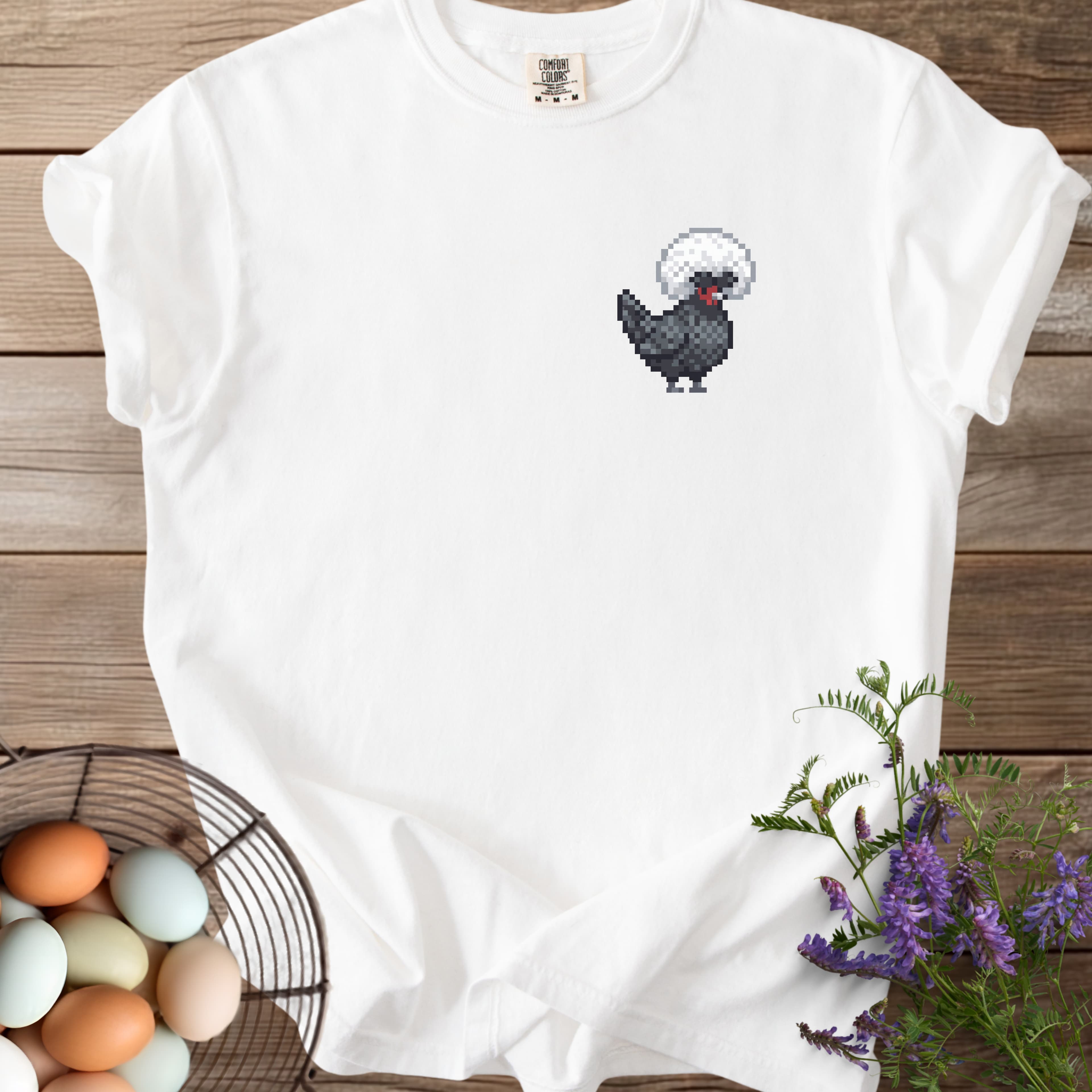 Pixel Art Polish Chicken T-shirt - View 18