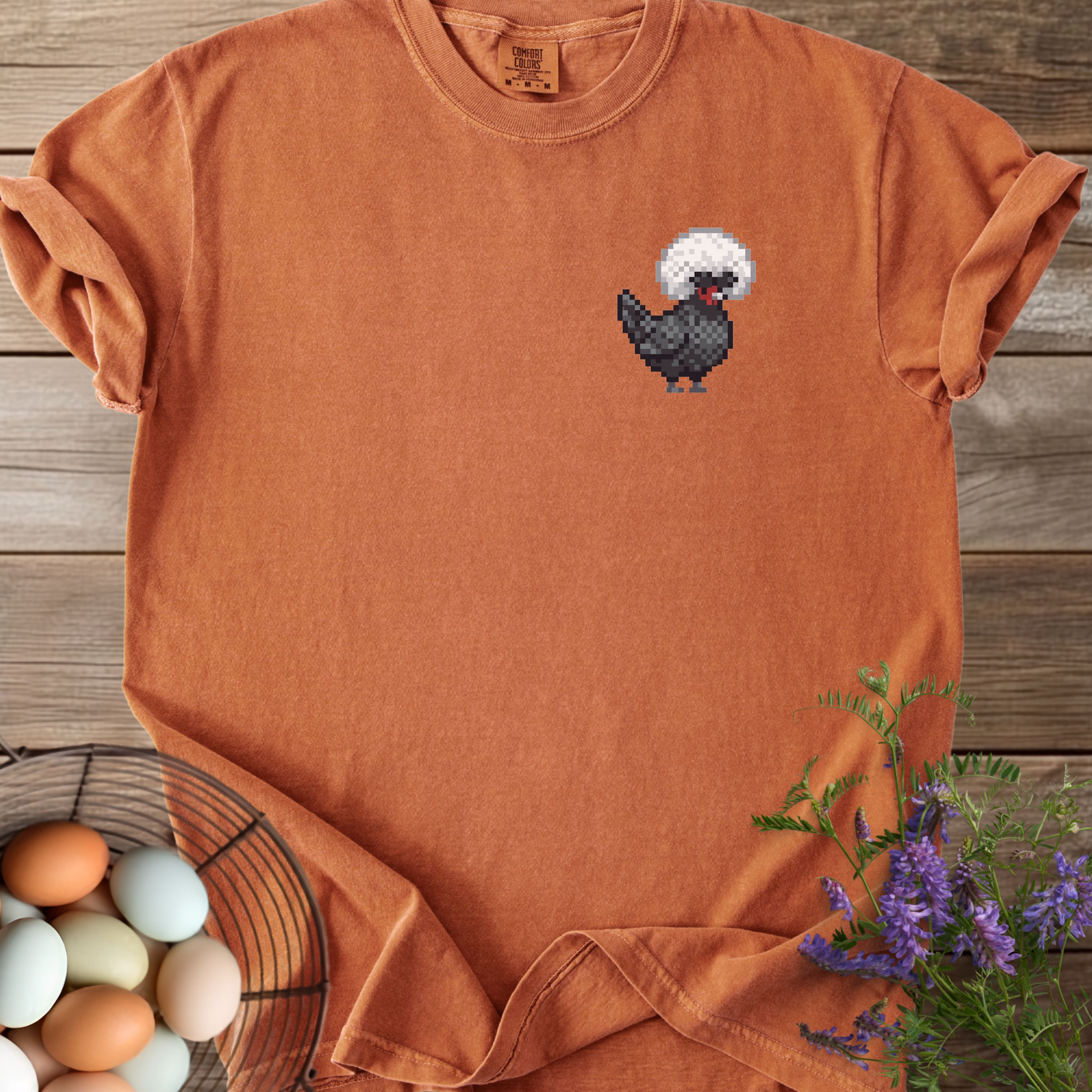 Pixel Art Polish Chicken T-shirt - View 19