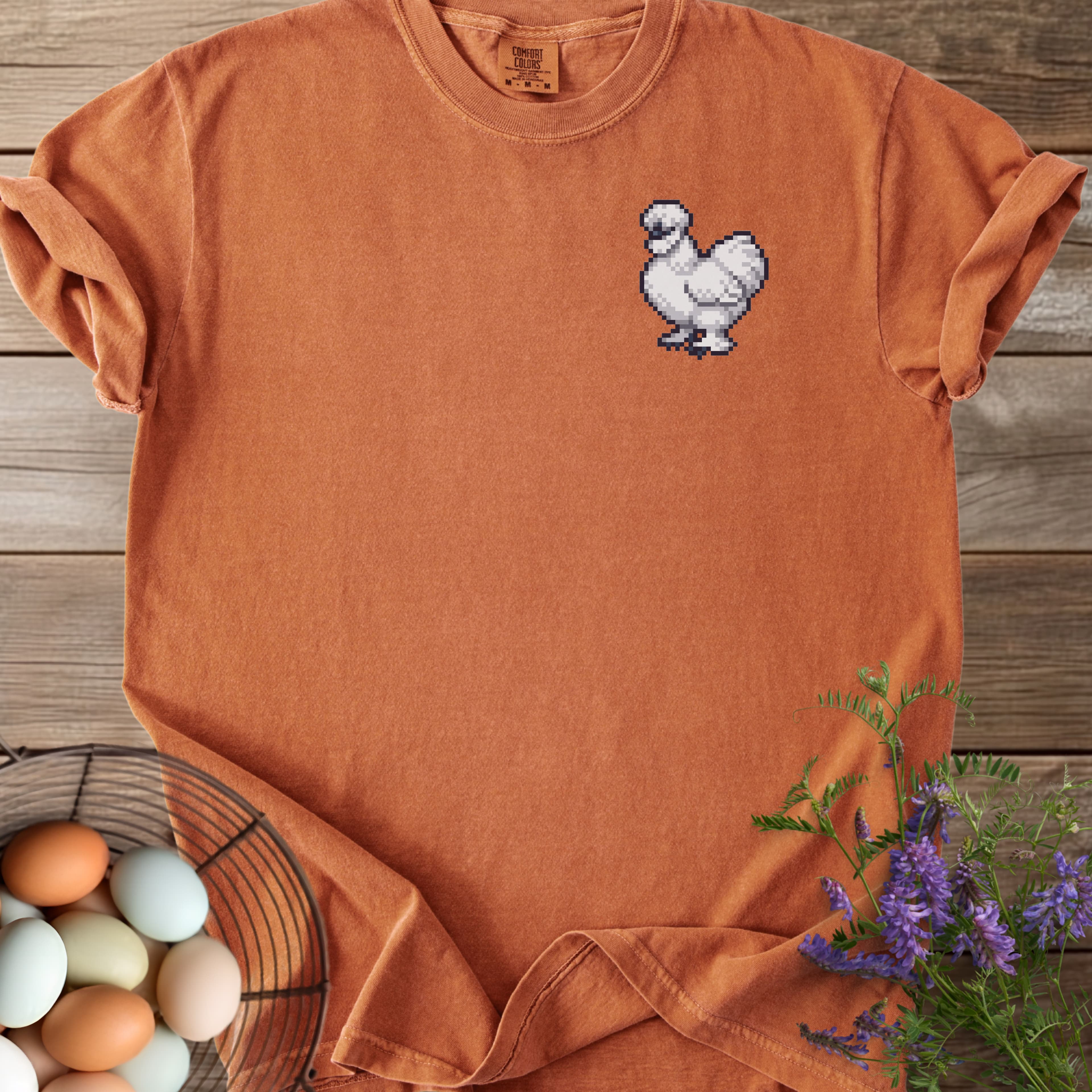 Pixel Art Silkie Chicken T-shirt - View 19