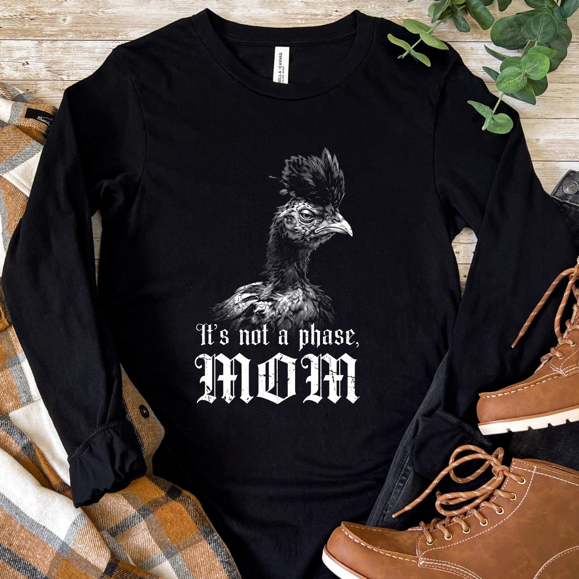 It's Not A Phase, Mom! Gothic Long Sleeves Shirt - View 2