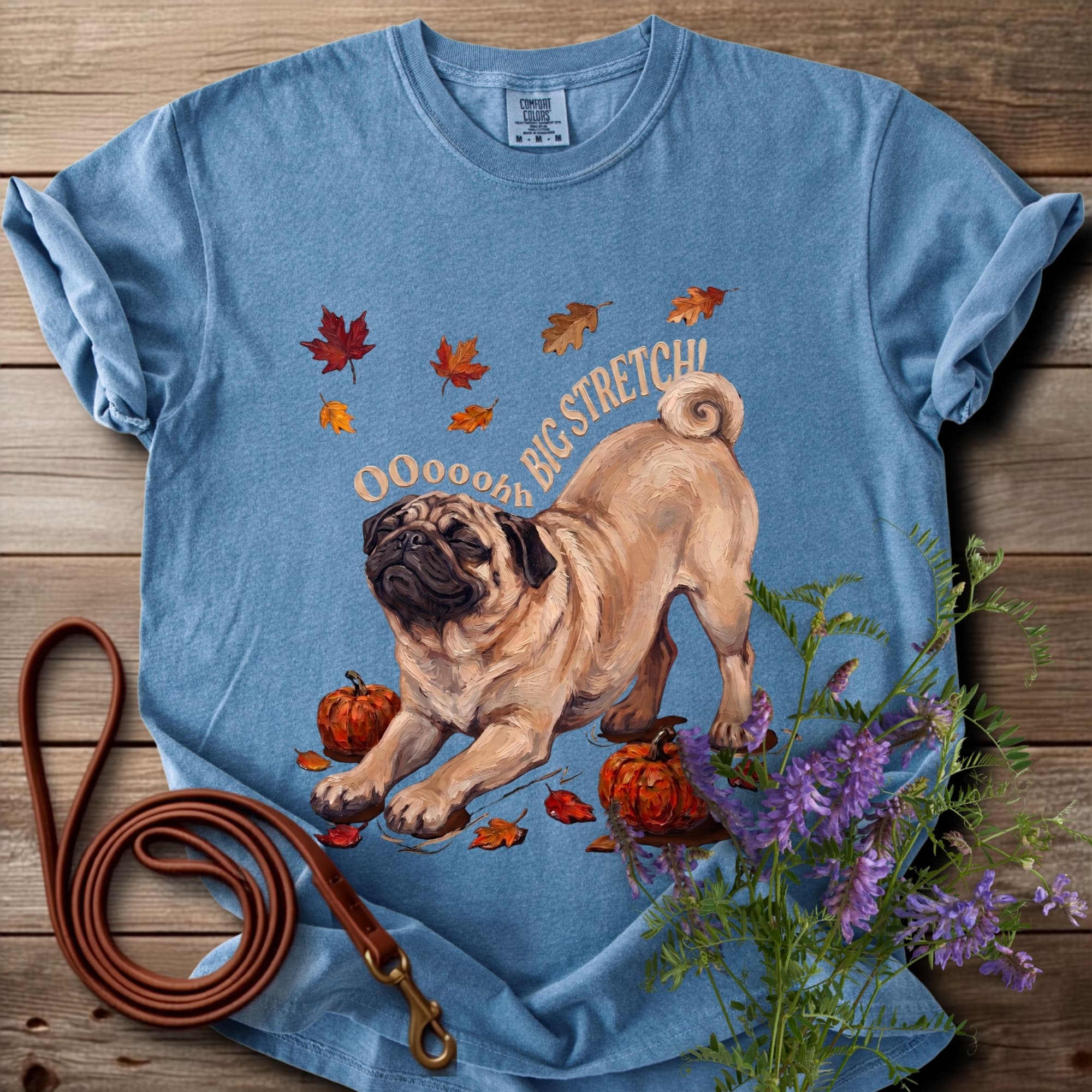 Oh Big Stretch! Pug Halloween T-shirt - View 2