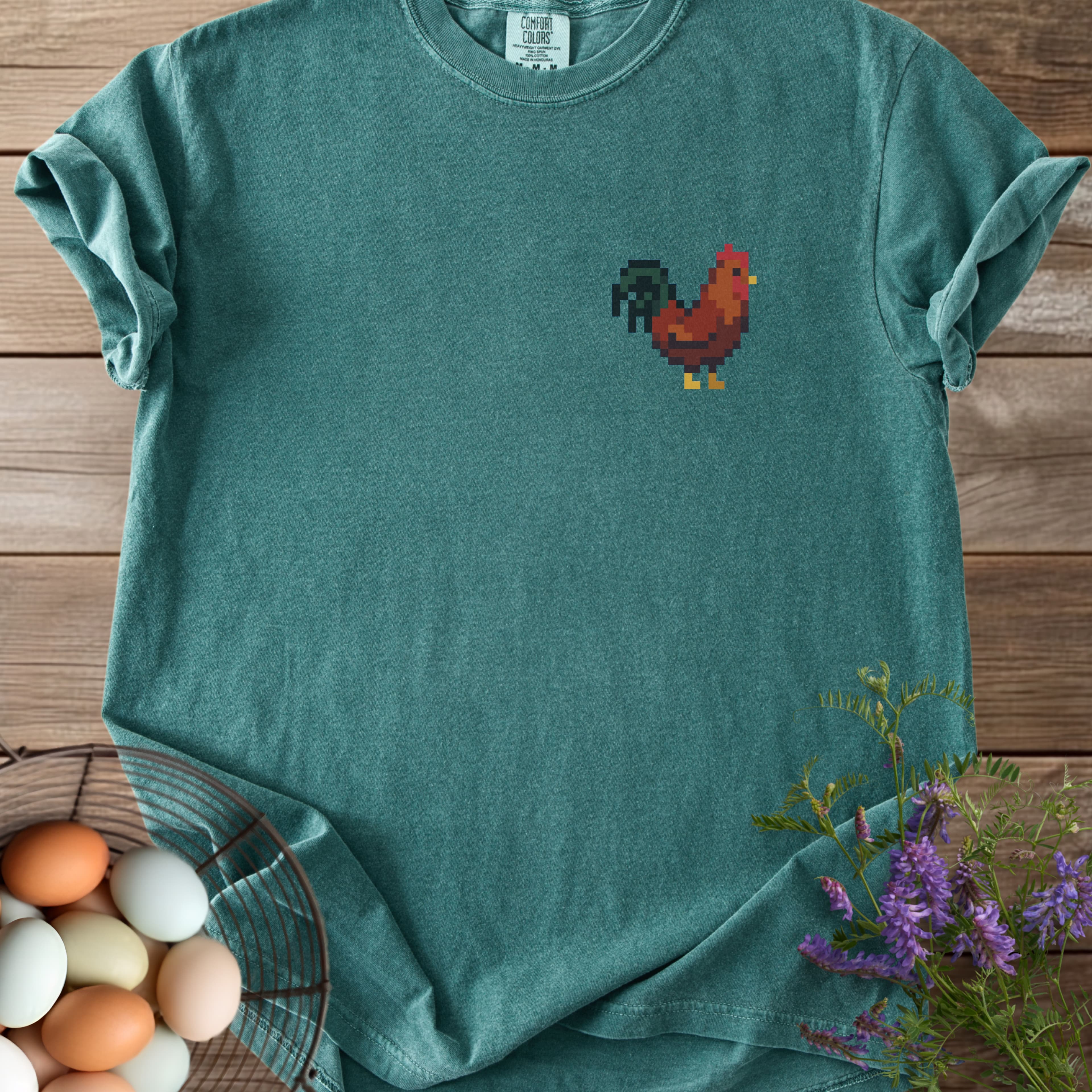Pixel Art Roaster T-shirt - View 3