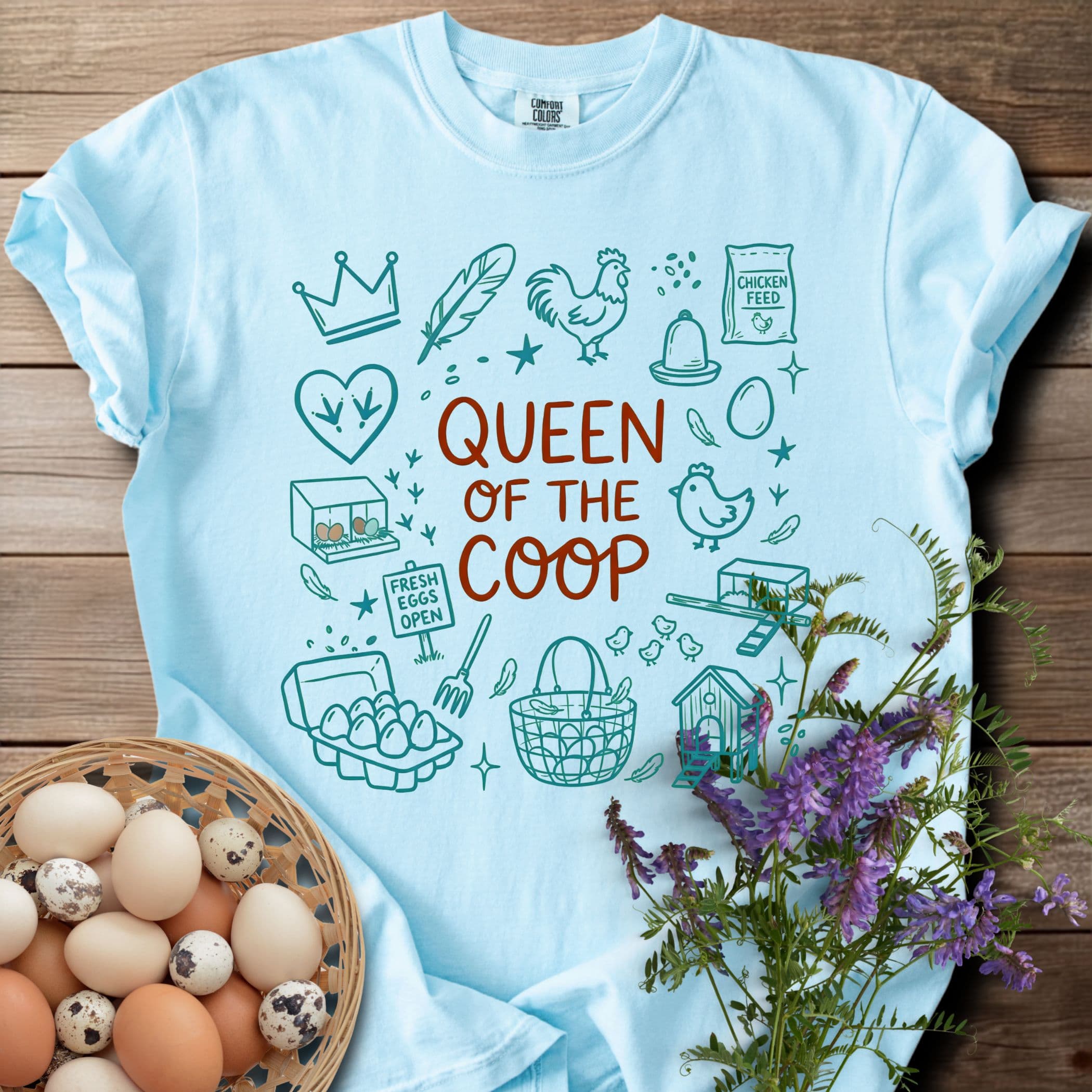 Queen of the Coop T-shirt - View 3