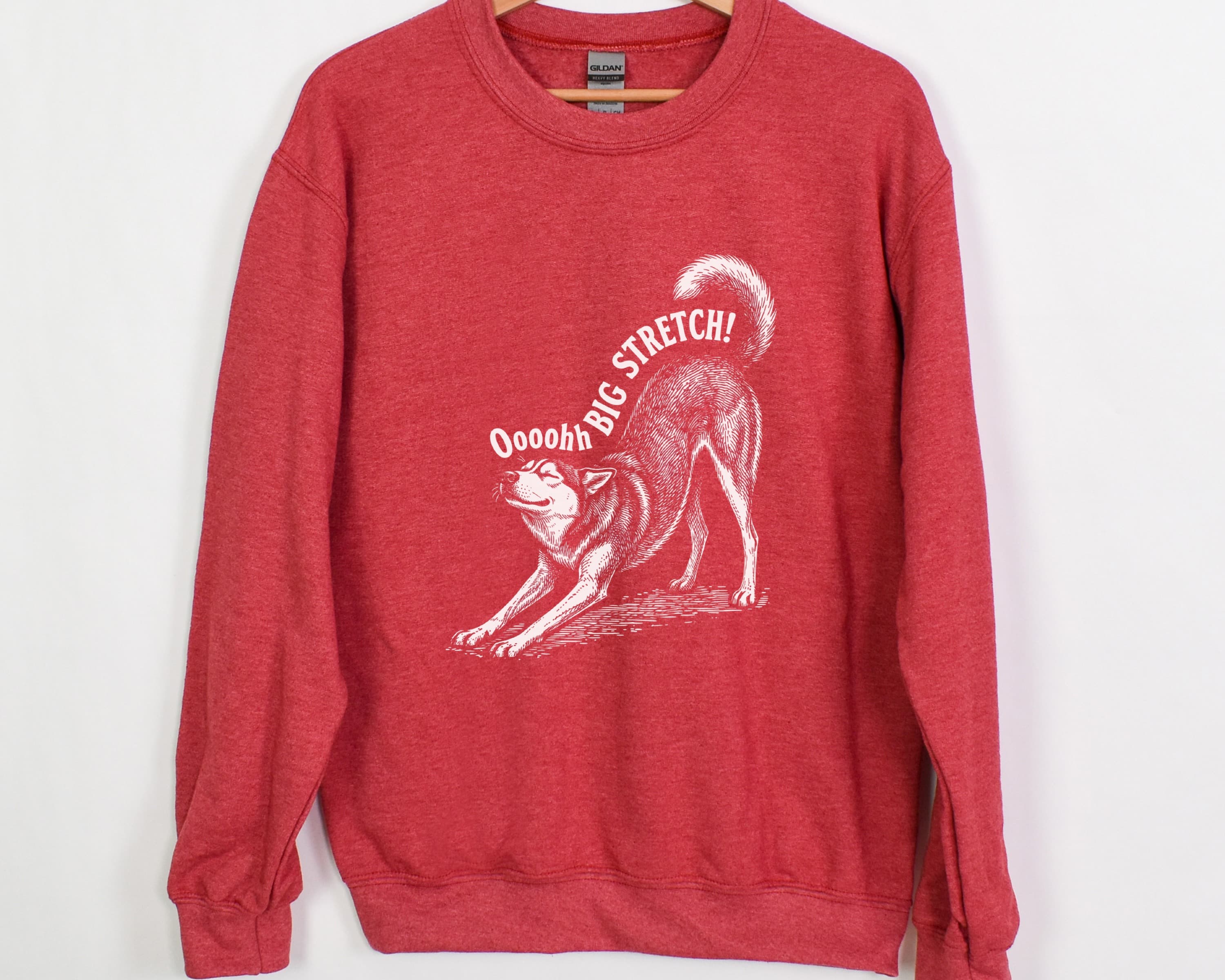 Oh Big Stretch! Siberian Husky Crewneck Sweatshirt - View 12