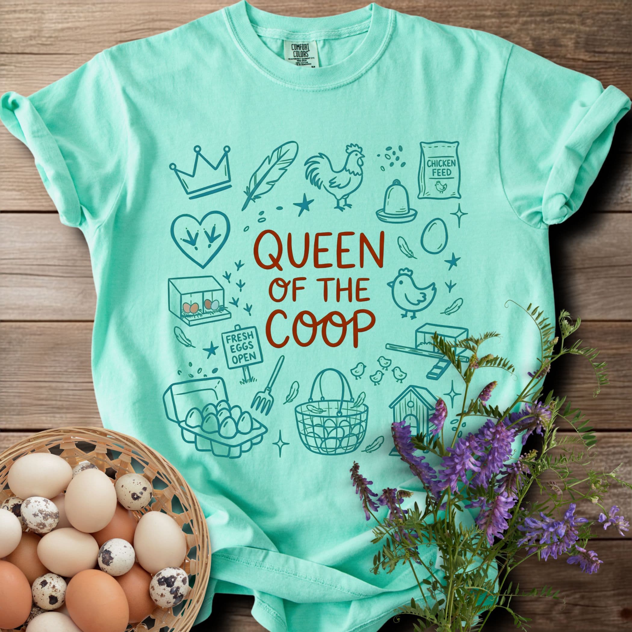 Queen of the Coop T-shirt - View 4