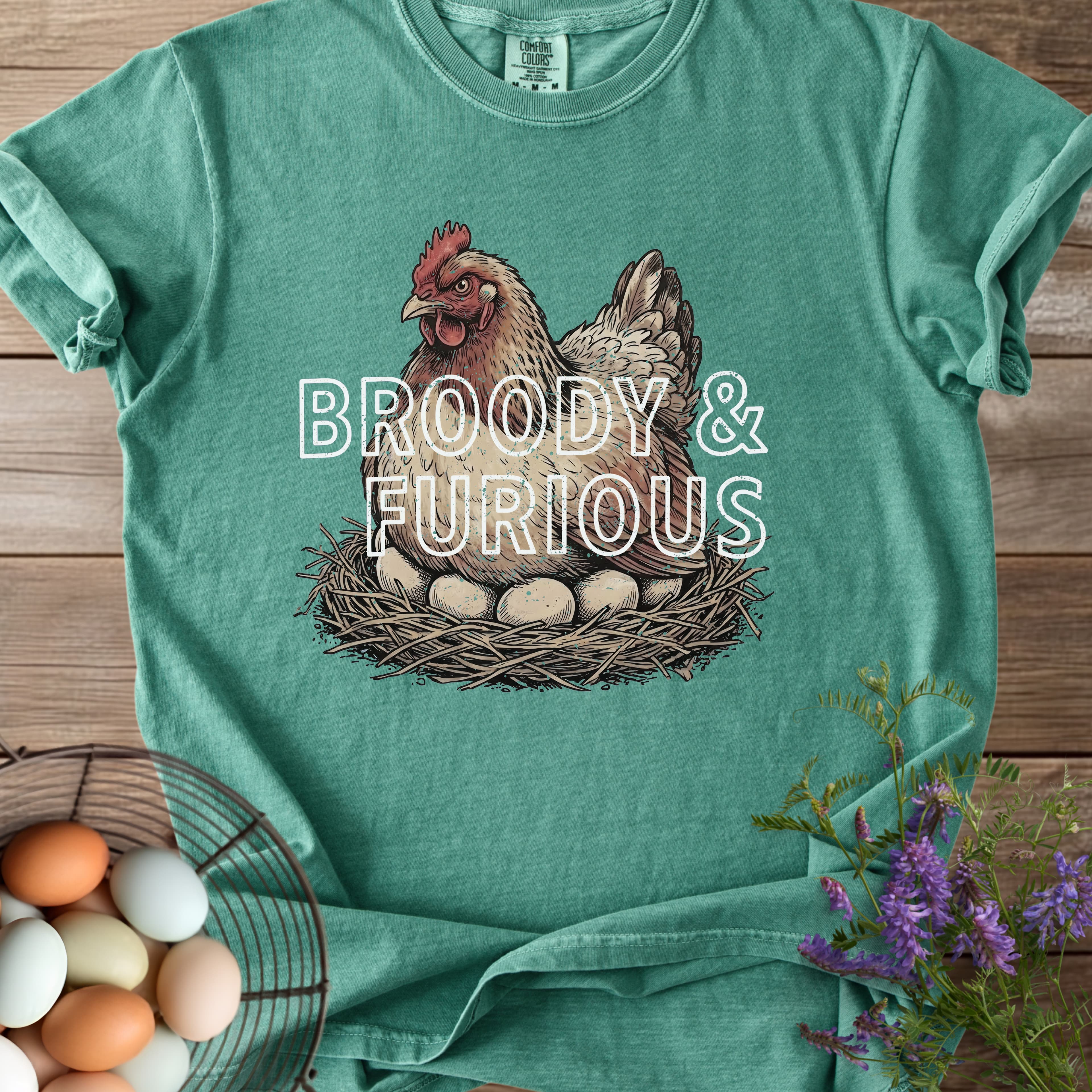 Broody Chicken T-shirt - View 9