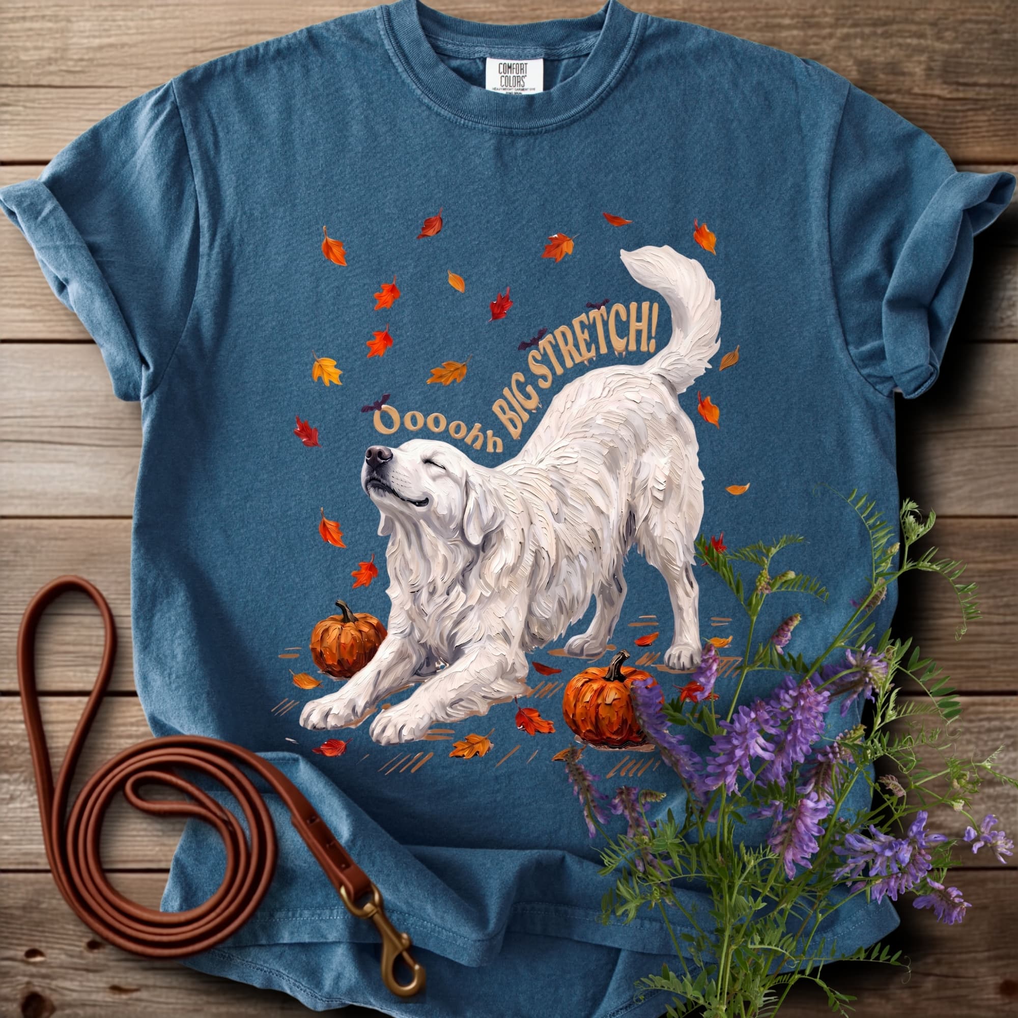 Oh Big Stretch! Great Pyrenees T-shirt - View 1