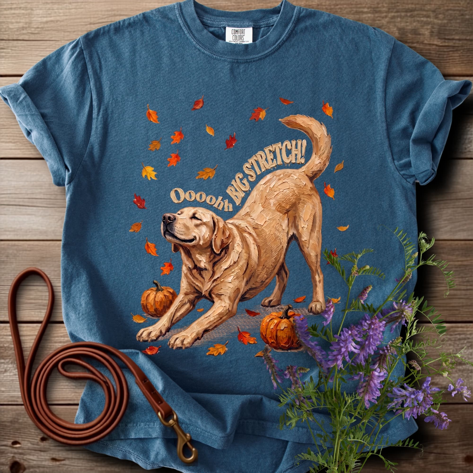Oh Big Stretch! Labrador Halloween T-shirt - View 3