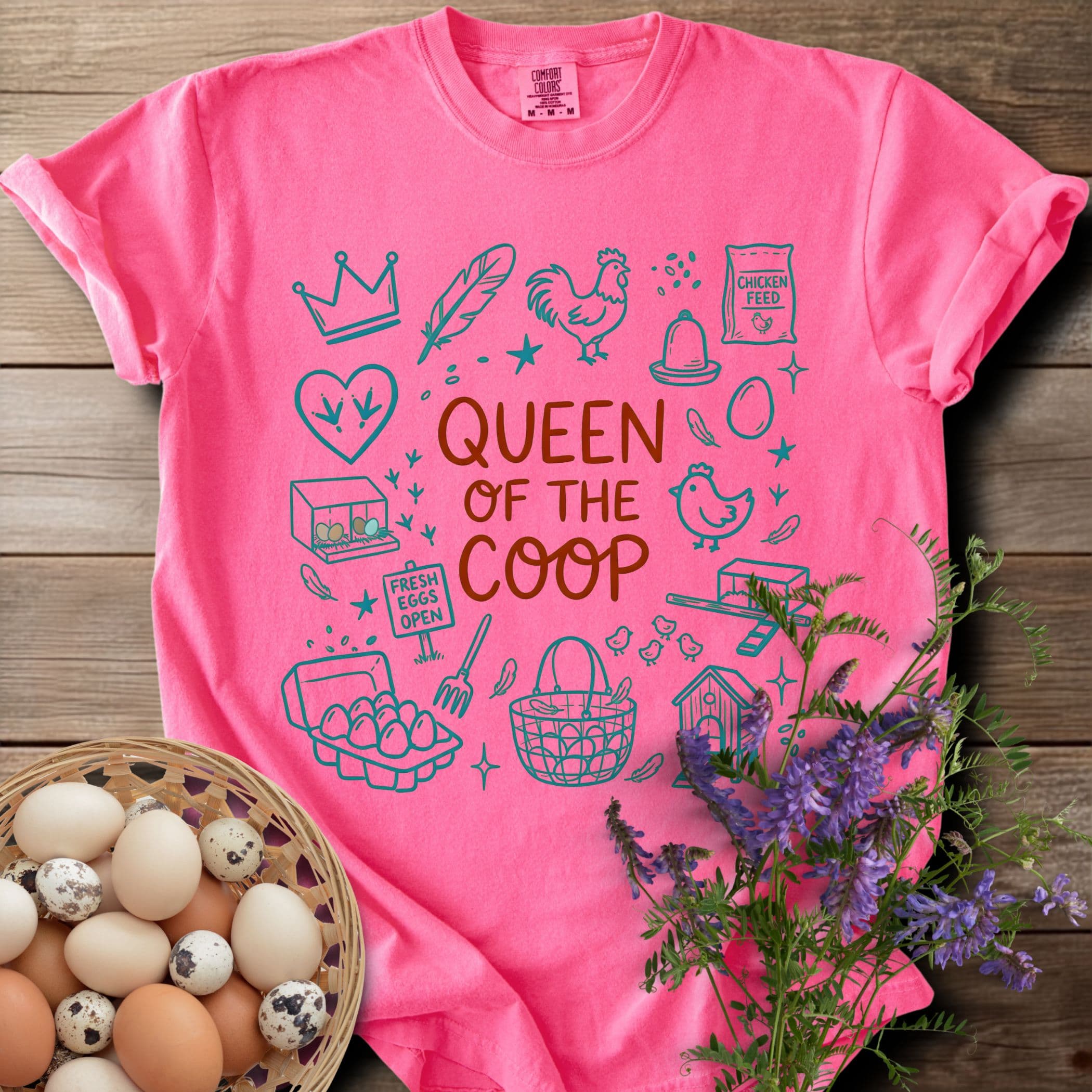 Queen of the Coop T-shirt - View 8