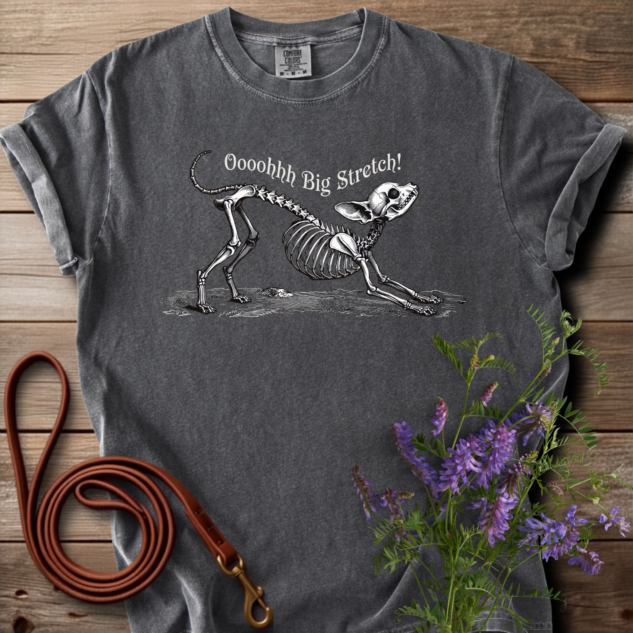 Big Stretch Skeleton Chihuahua T-shirt - View 2
