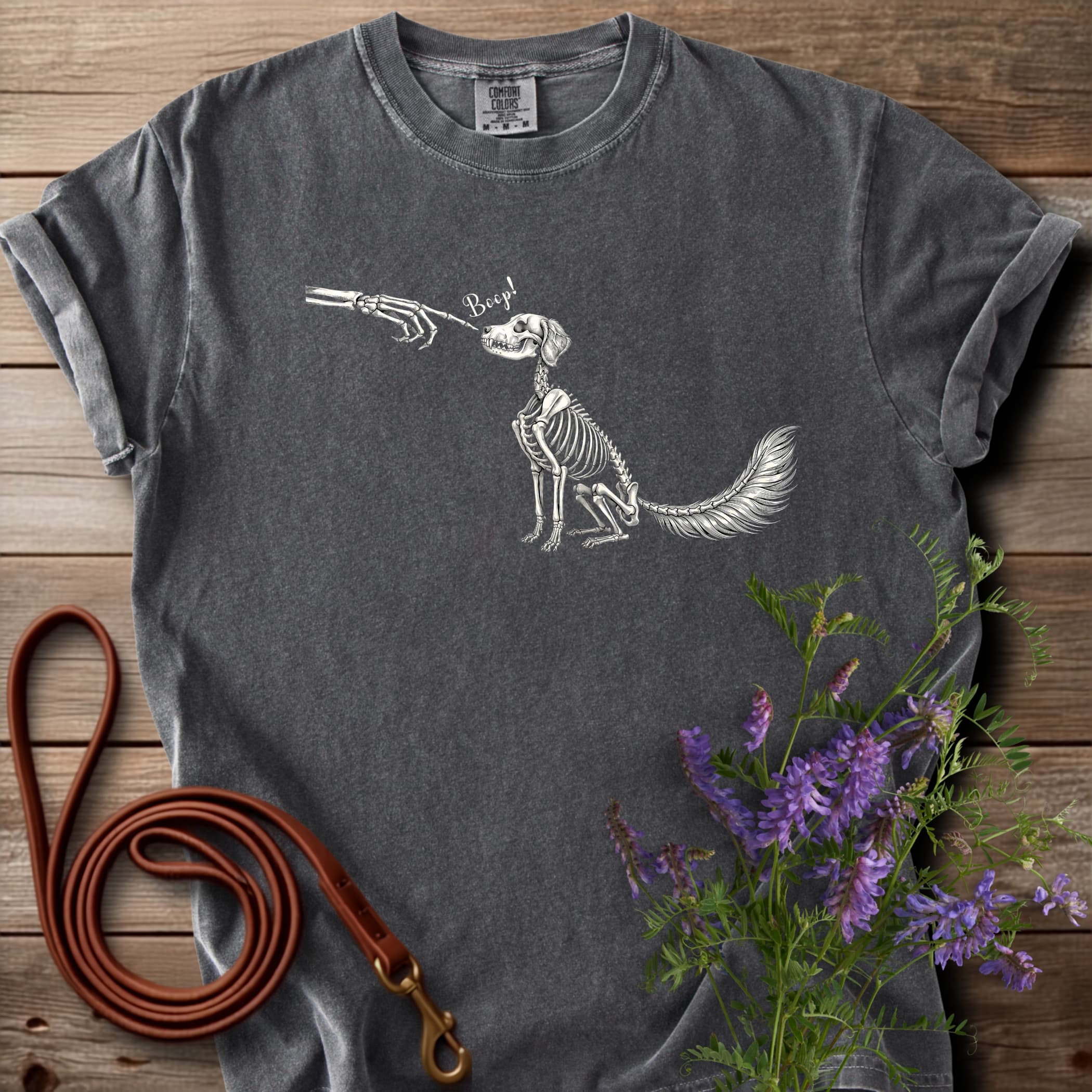 Boop Skeleton Golden T-shirt - View 2